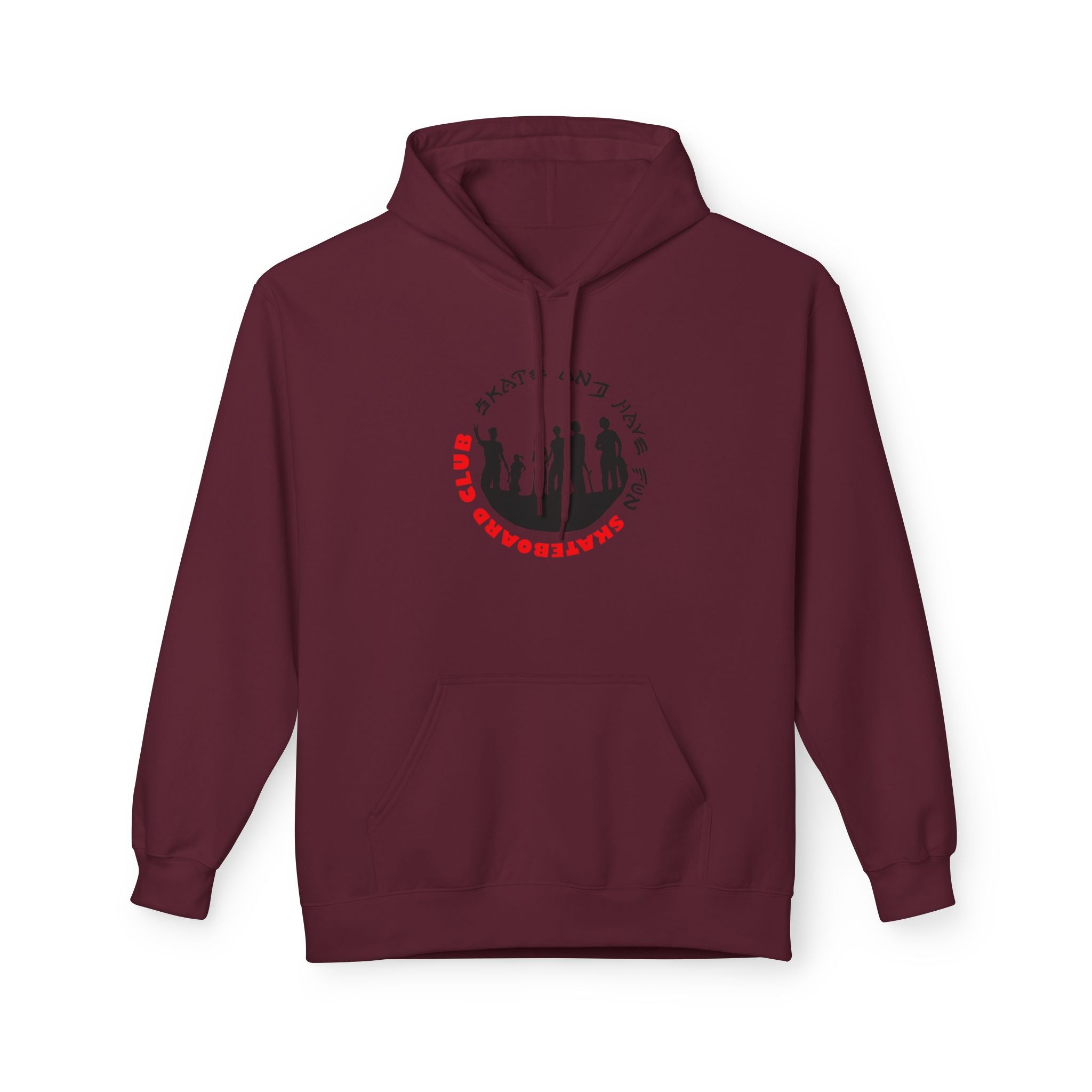 Silhouette Crew Hoodie — "Haversborne Club" Graphic Pullover