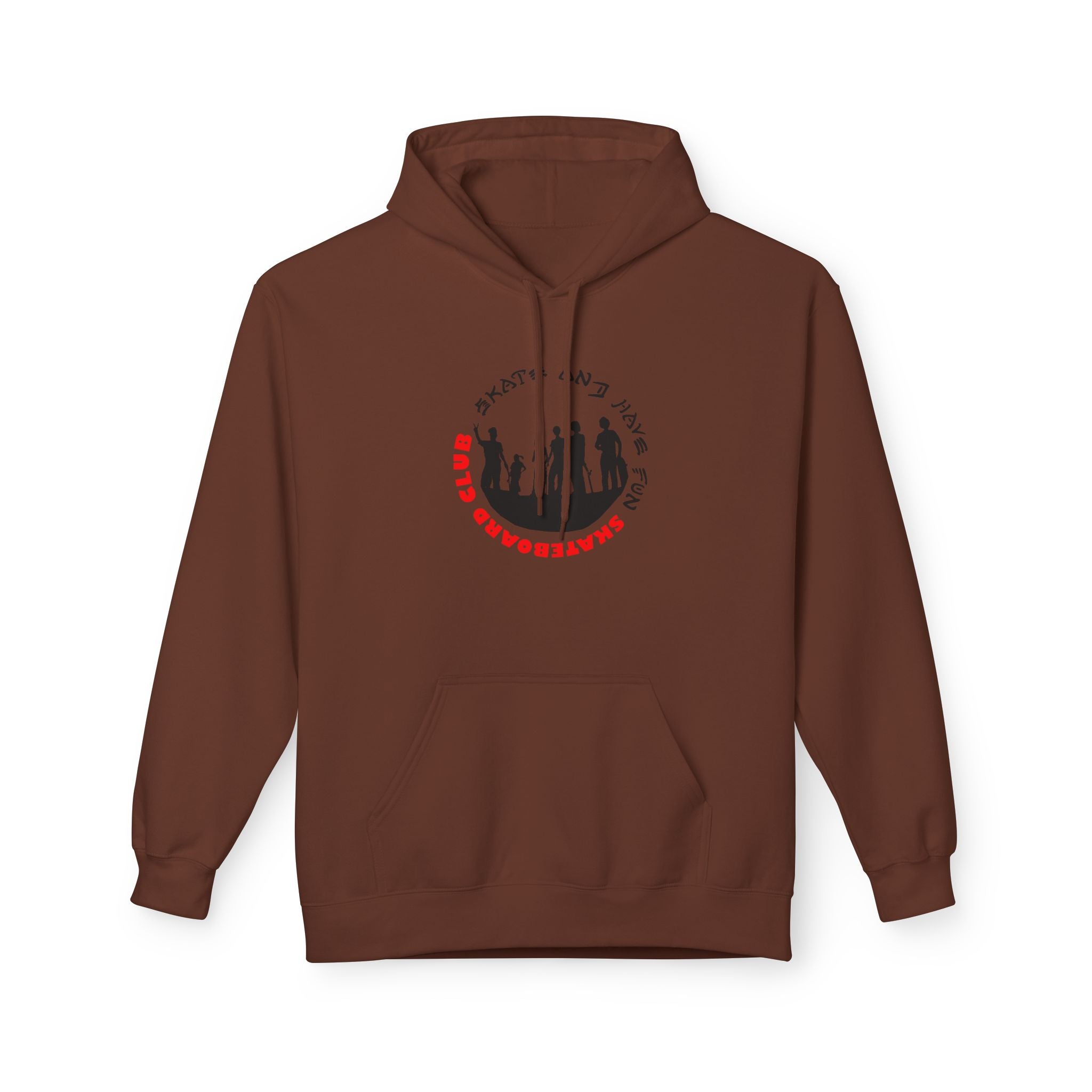 Silhouette Crew Hoodie — "Haversborne Club" Graphic Pullover