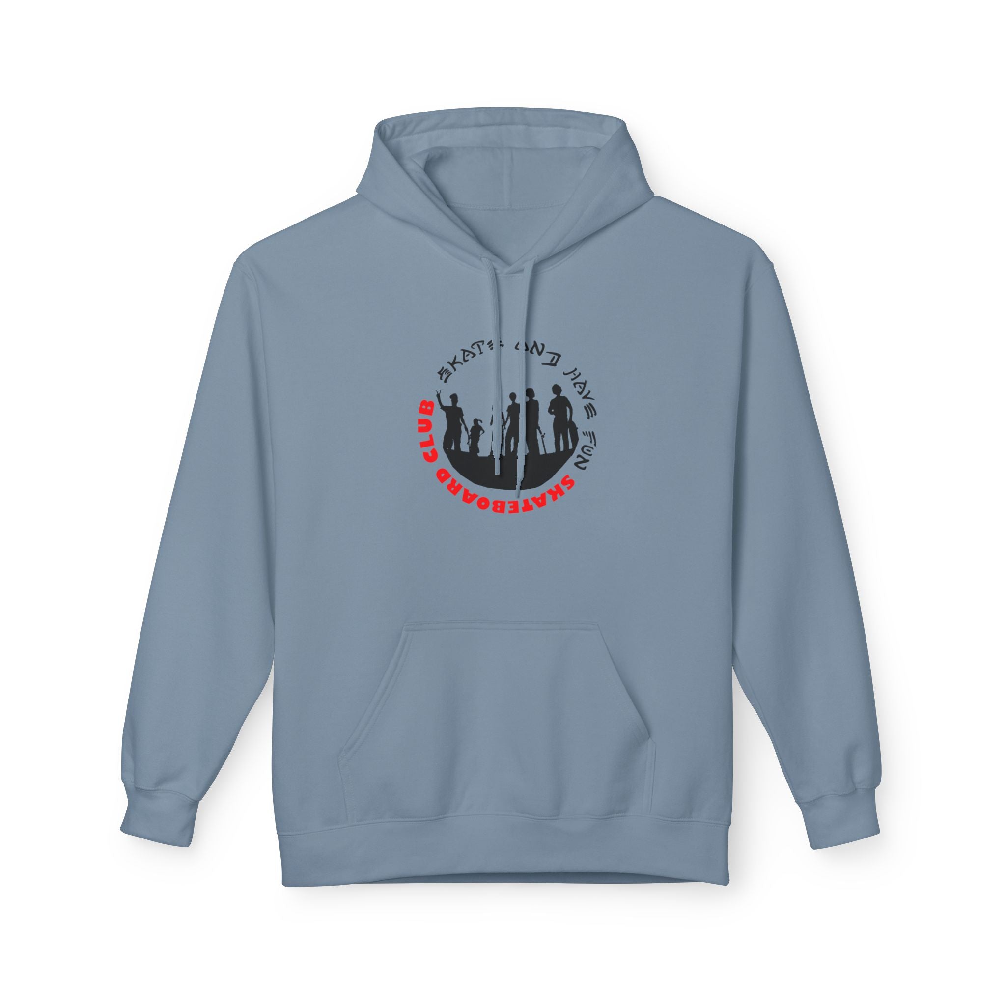 Silhouette Crew Hoodie — "Haversborne Club" Graphic Pullover