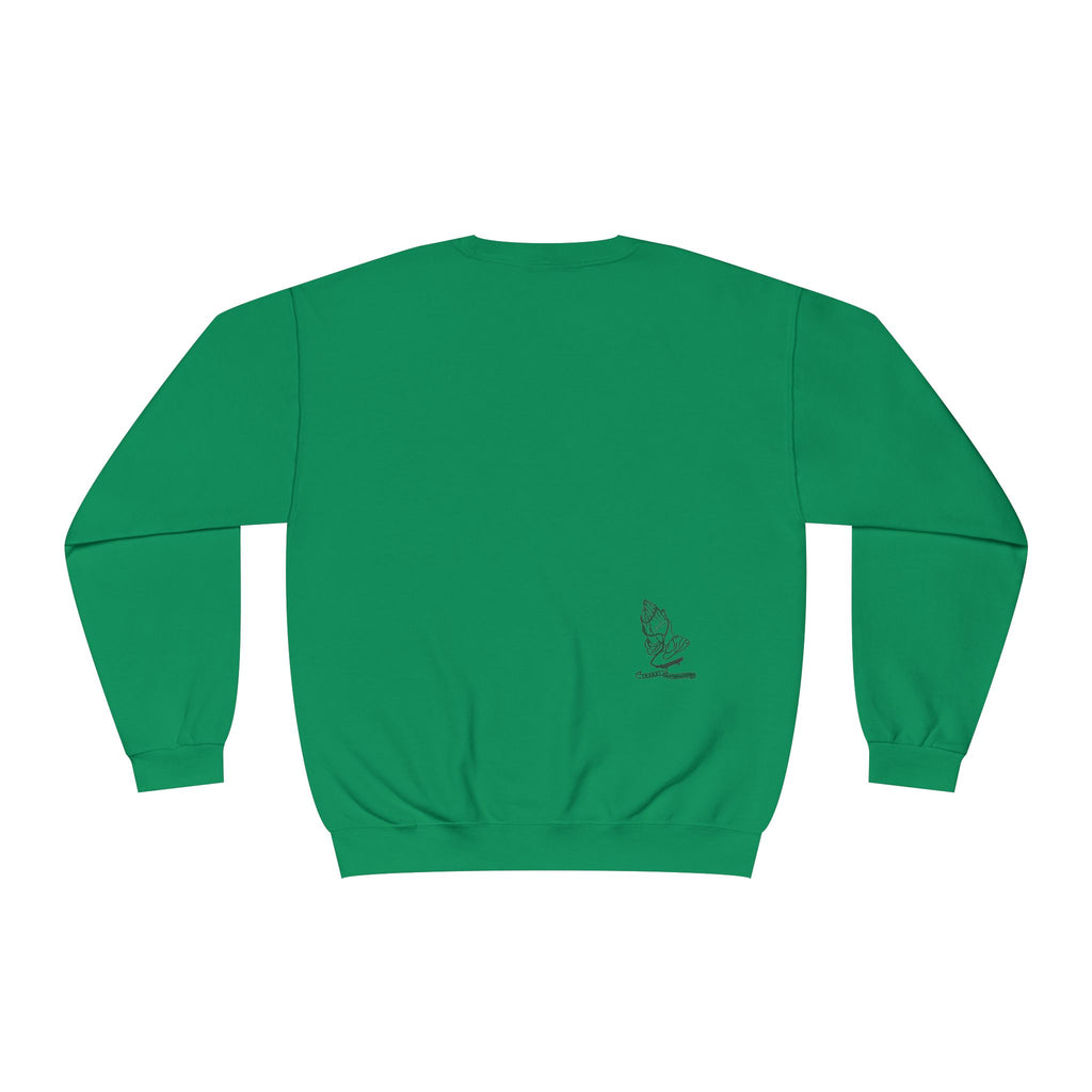 Skateboarding Photo Crewneck Sweatshirt — Urban Skateboarder Graphic