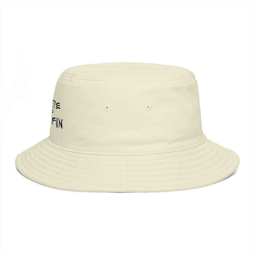 Skate and Have Fun Bucket Hat — Retro Street Skateboarder Cap