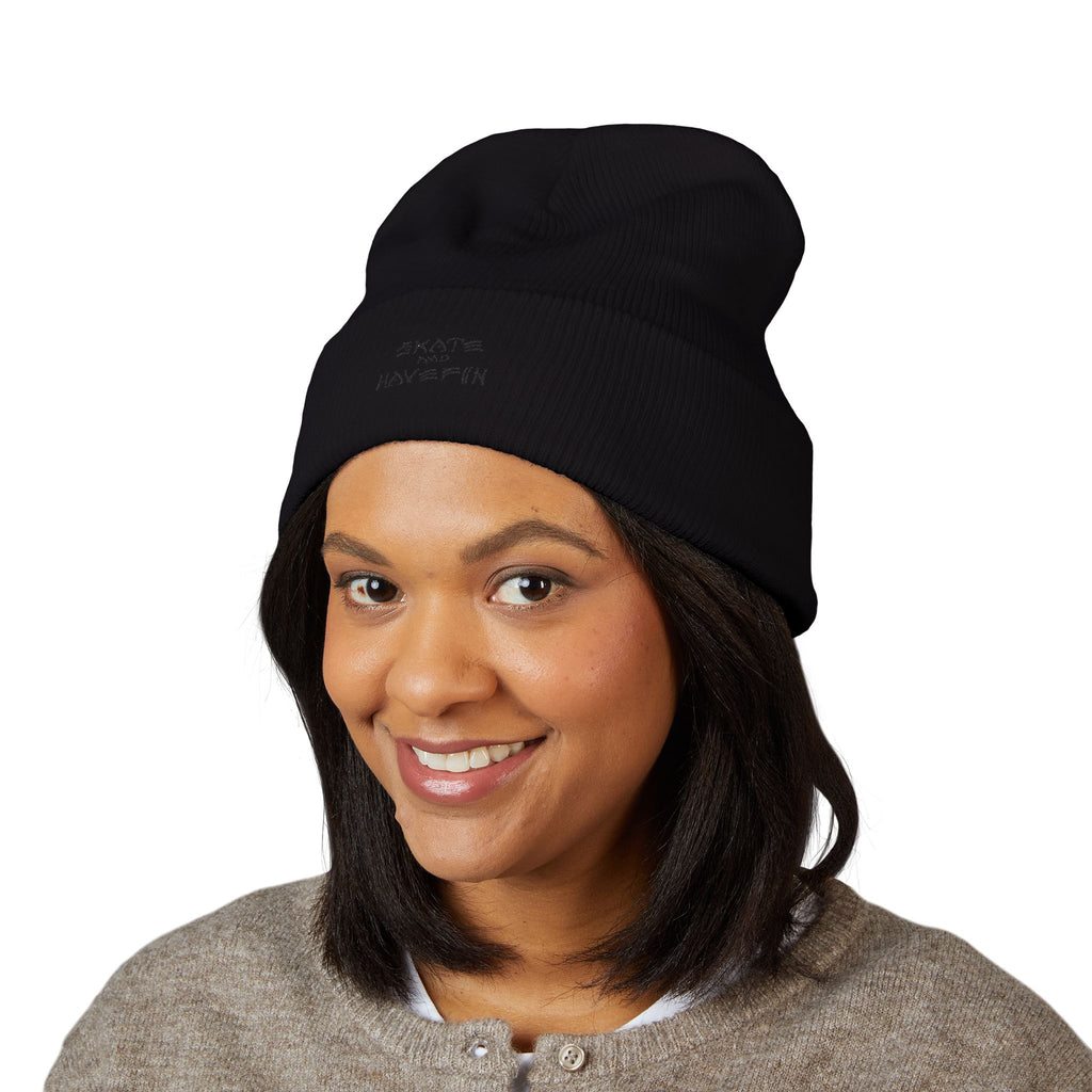 Classic Cuffed Beanie (Embroidery)