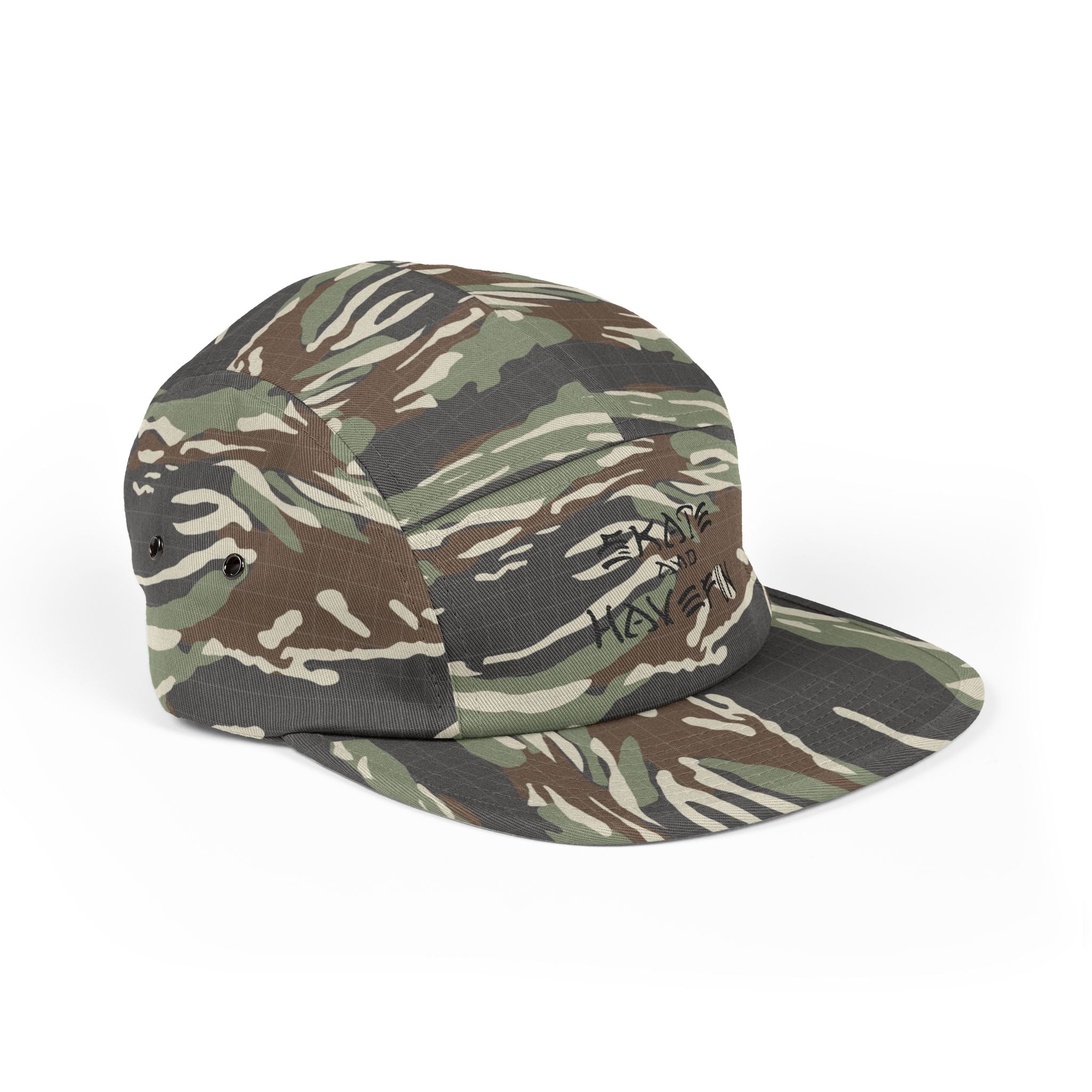 Skate and Have Fun Embroidered 5-Panel Cap