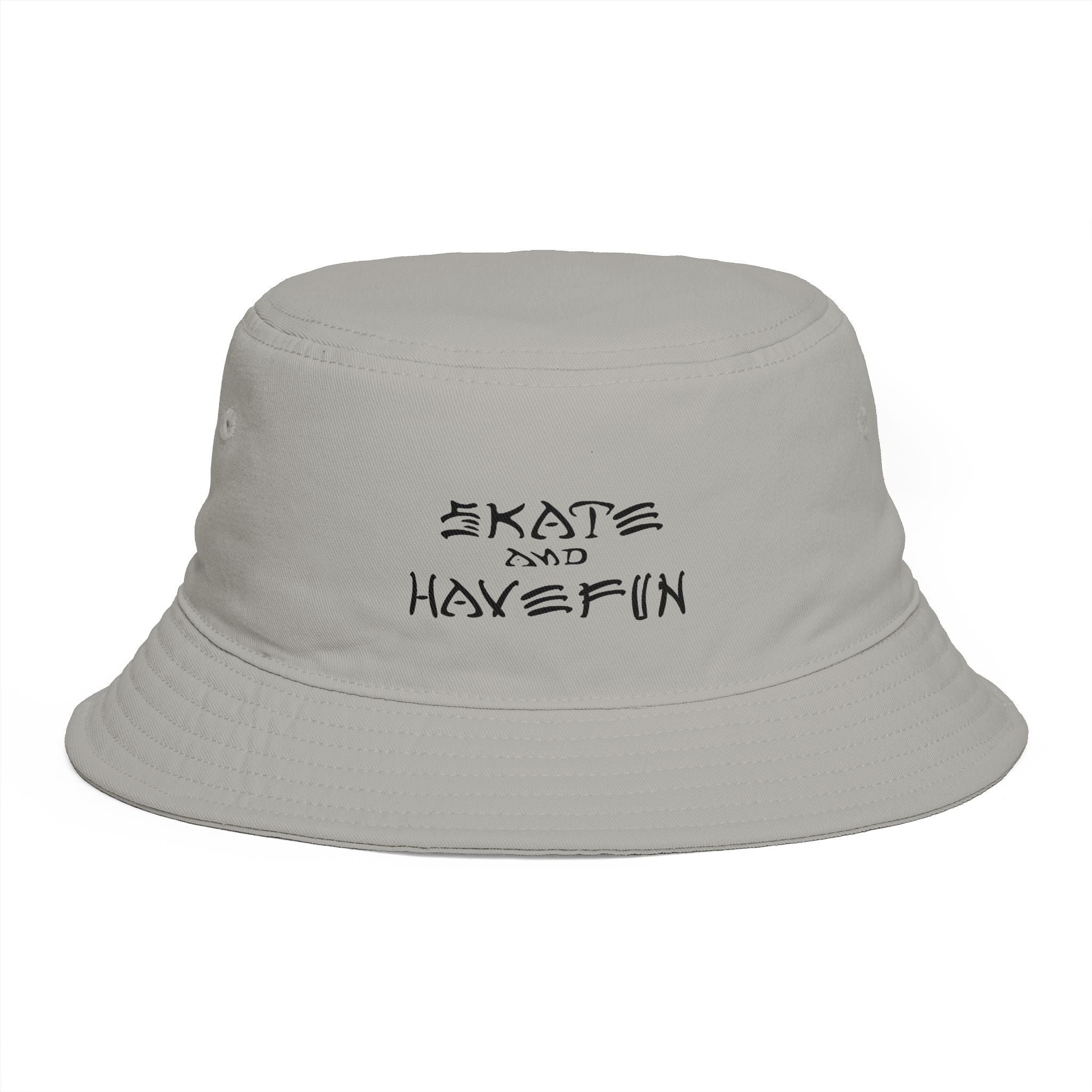 Skate and Have Fun Bucket Hat — Retro Street Skateboarder Cap