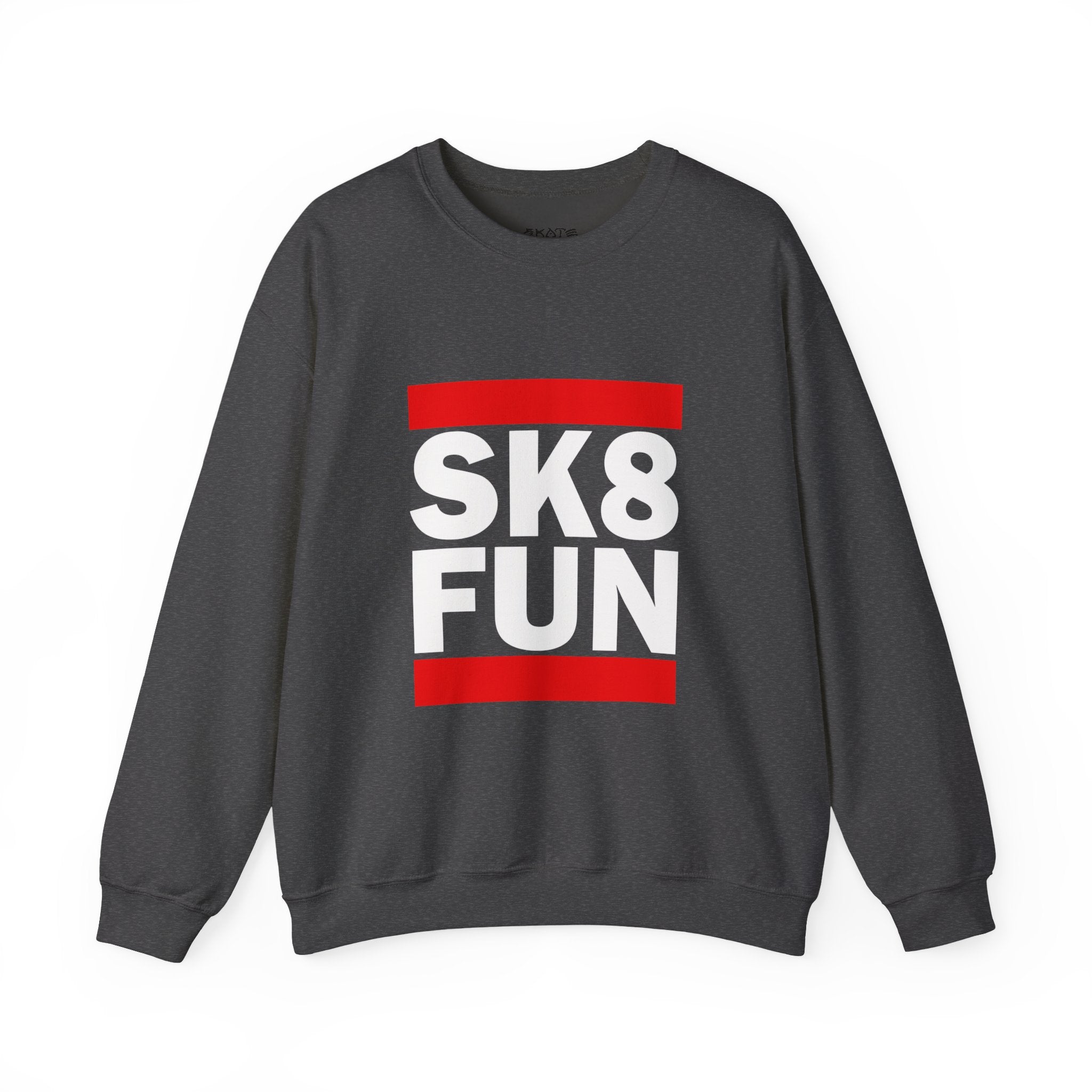 SK8 FUN Crewneck Sweatshirt — Skateboard Graphic Pullover