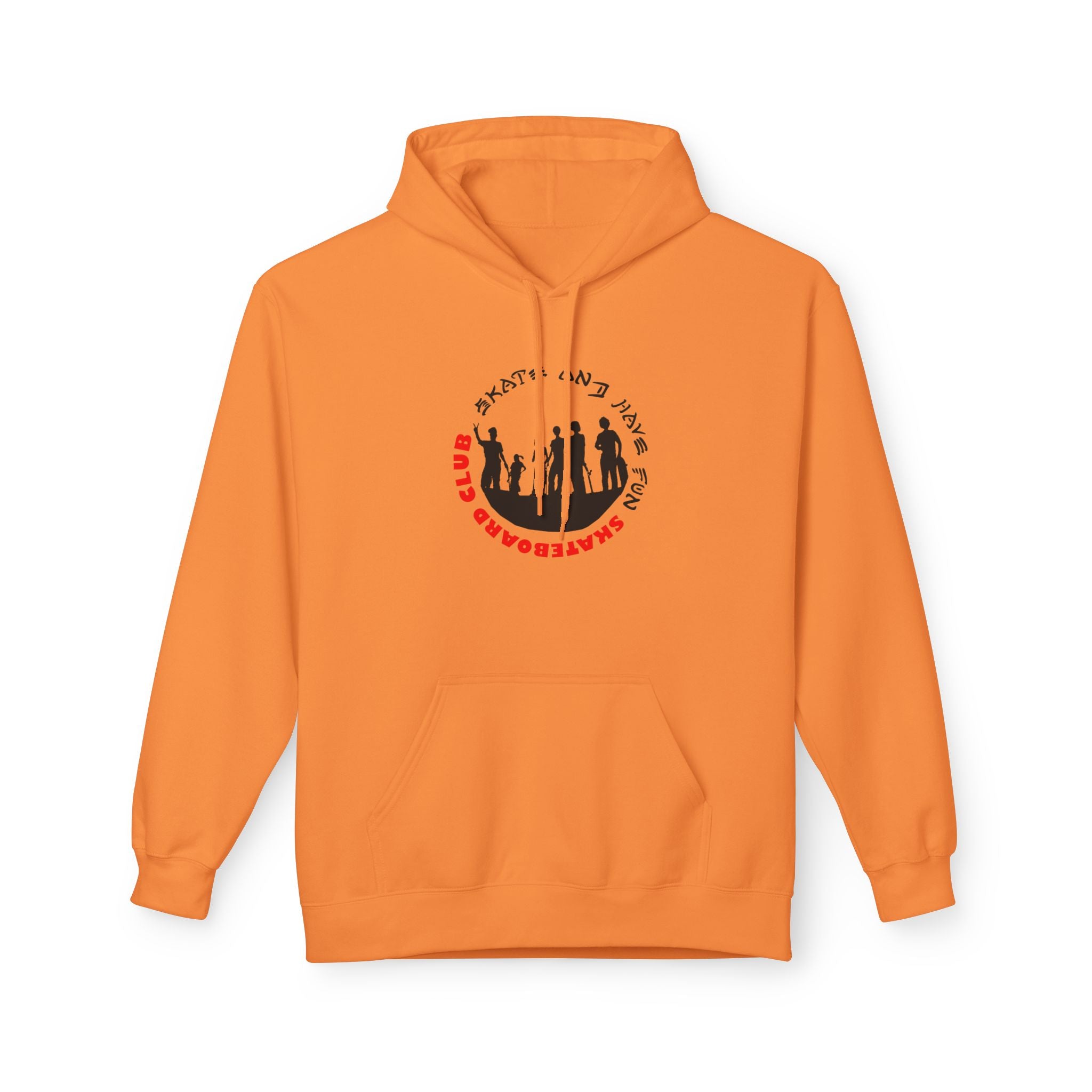Silhouette Crew Hoodie — "Haversborne Club" Graphic Pullover