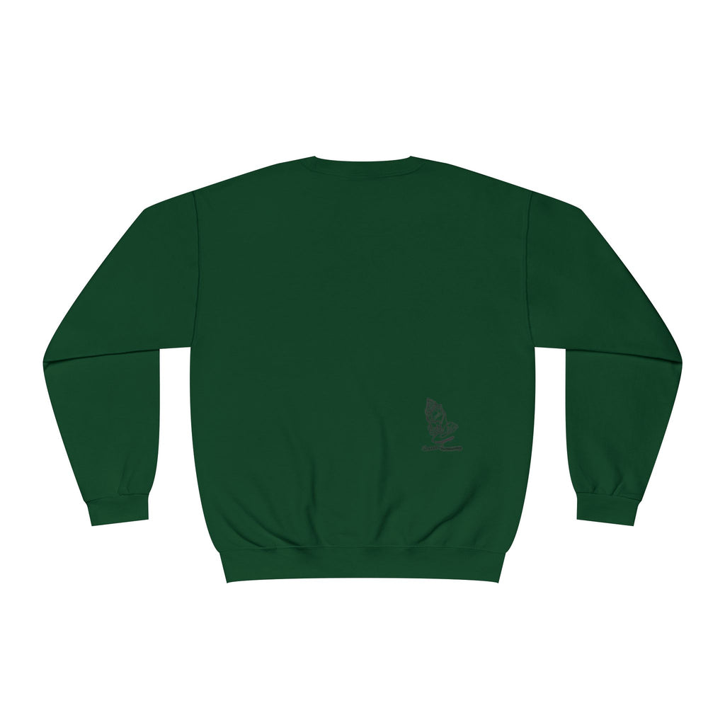 Skateboarding Photo Crewneck Sweatshirt — Urban Skateboarder Graphic