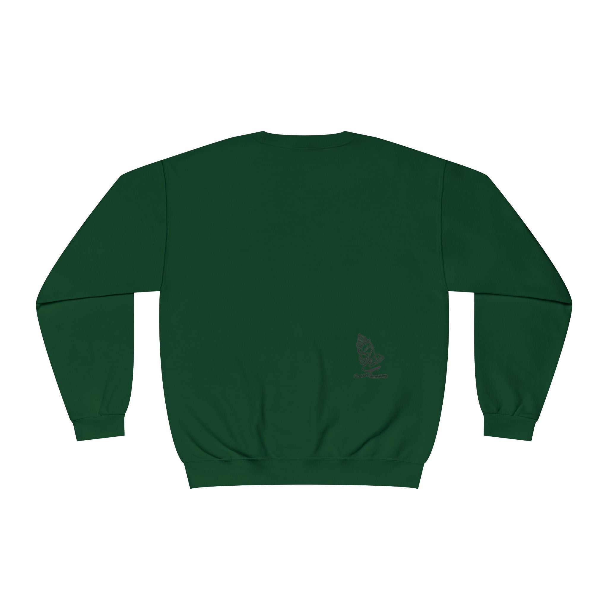 Skateboarding Photo Crewneck Sweatshirt — Urban Skateboarder Graphic