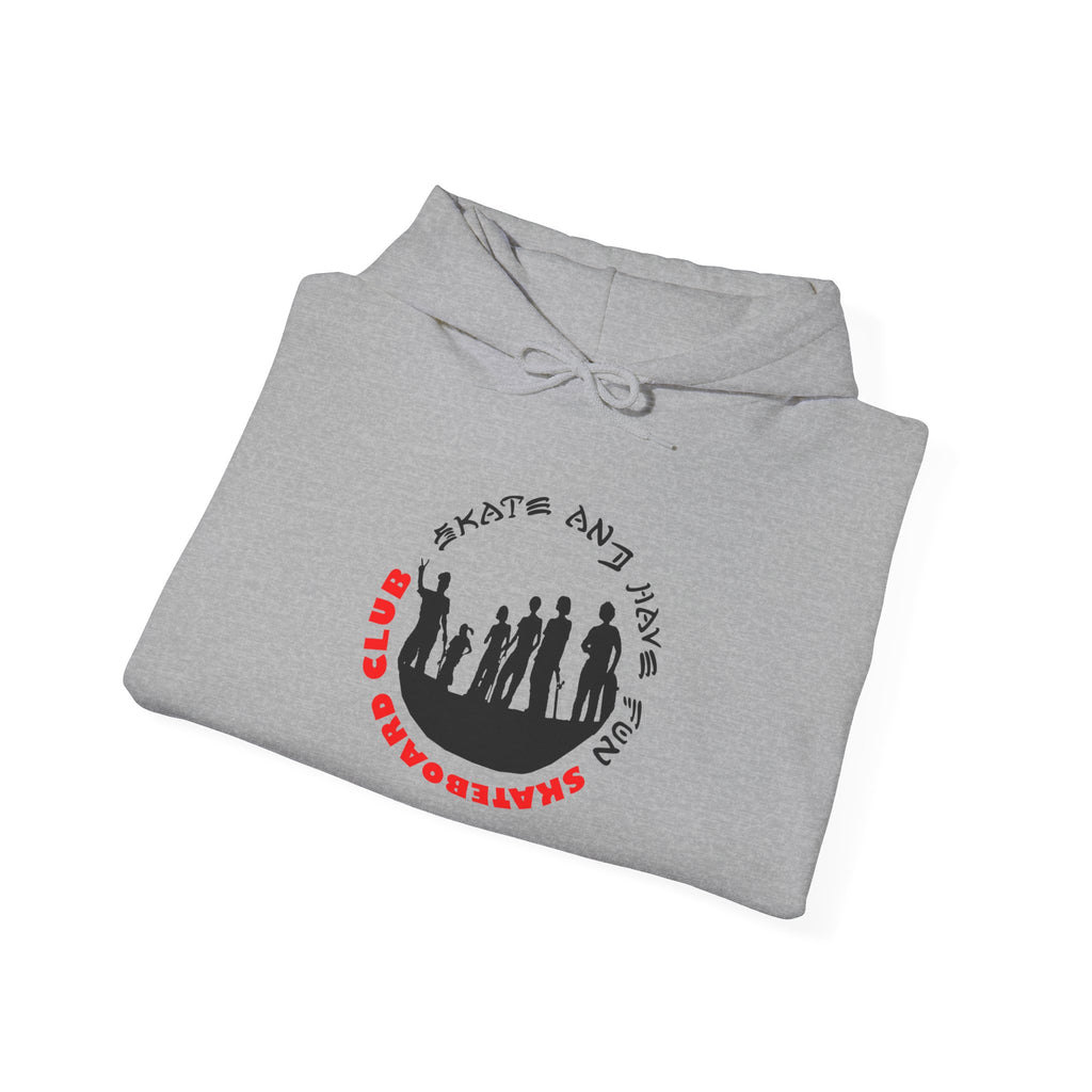 Skate and Talk Club Hoodie — Retro Skate Crew Design