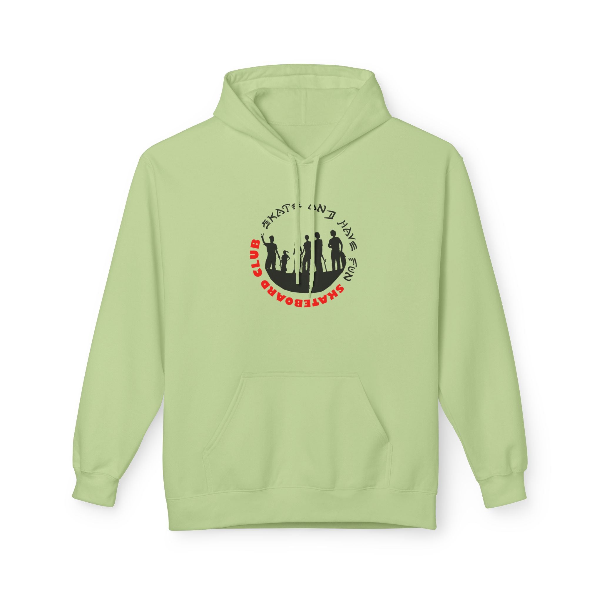 Silhouette Crew Hoodie — "Haversborne Club" Graphic Pullover