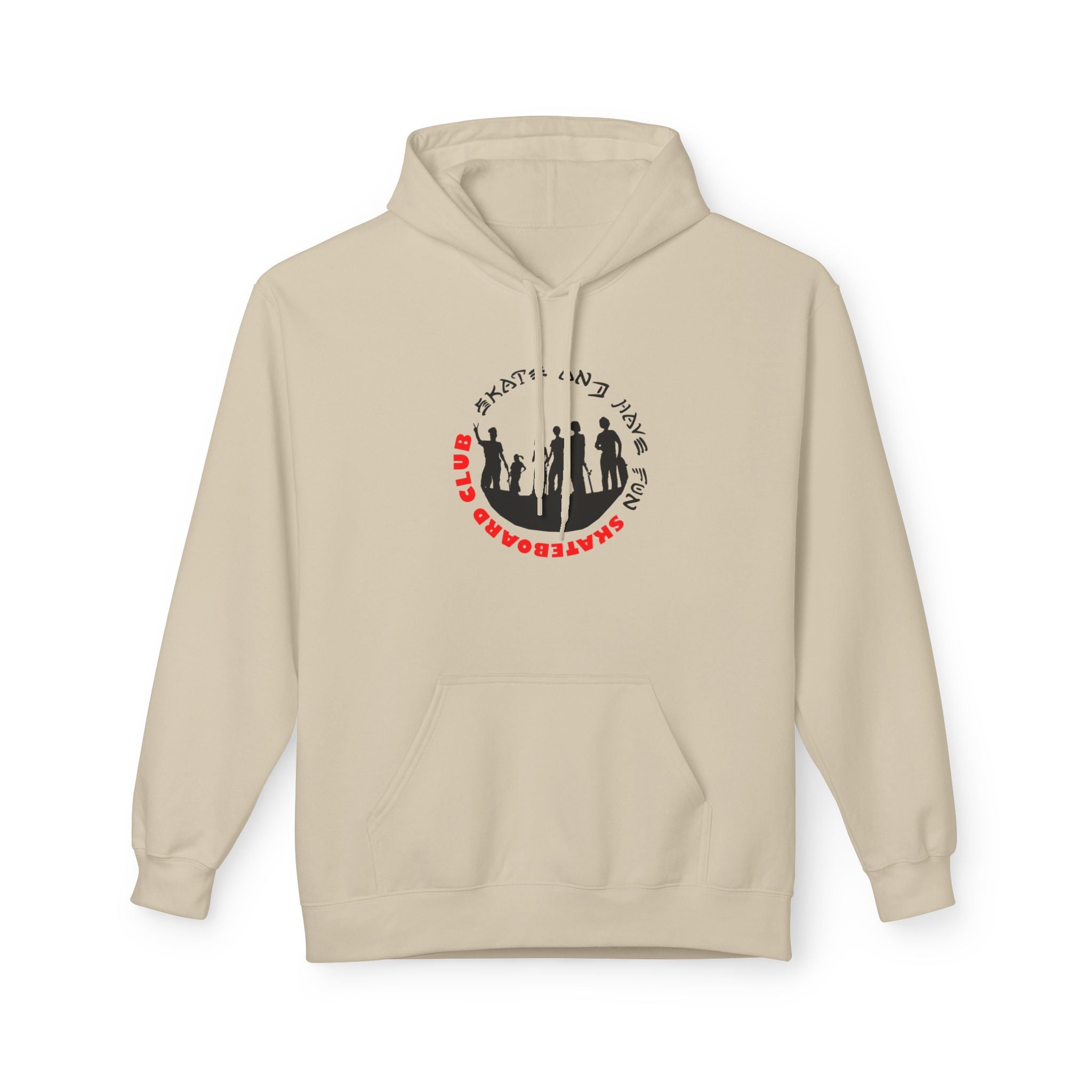 Silhouette Crew Hoodie — "Haversborne Club" Graphic Pullover