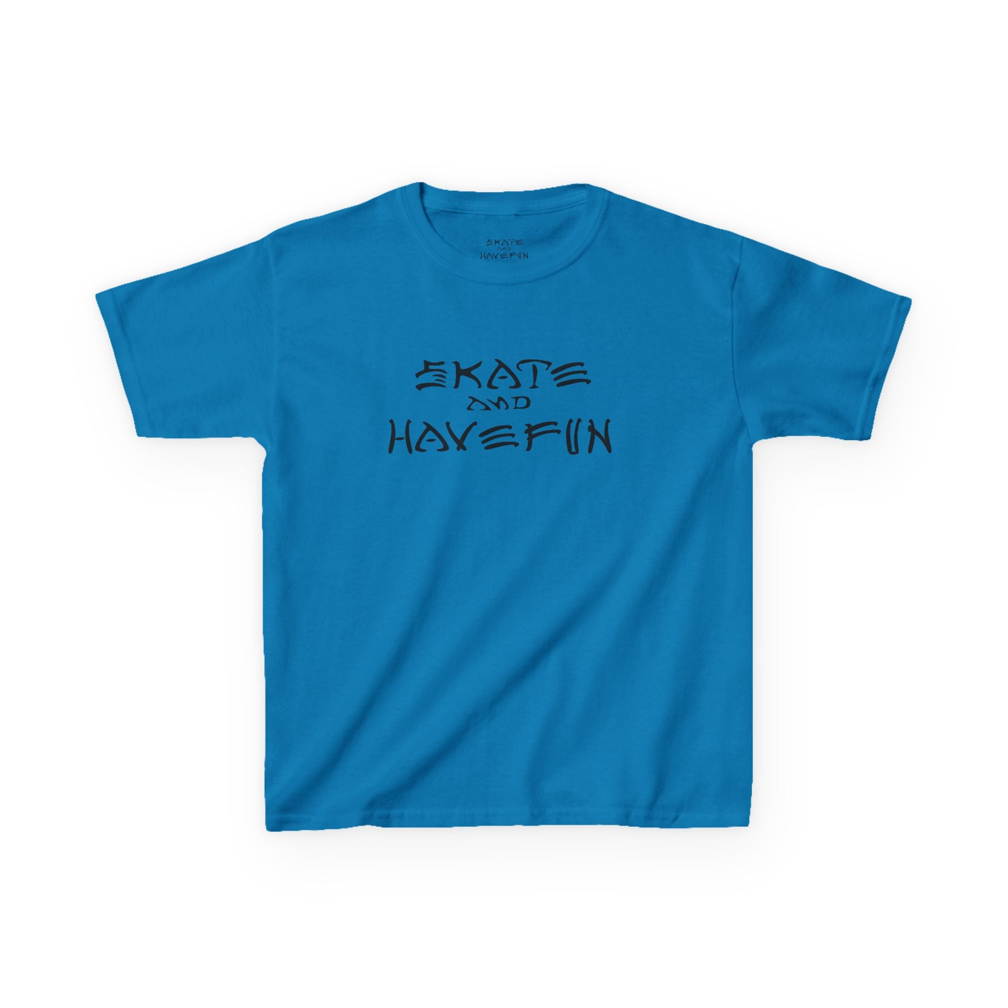 Kids Skate and Have Fun Tee — Youth Skateboard Graphic T‑Shirt