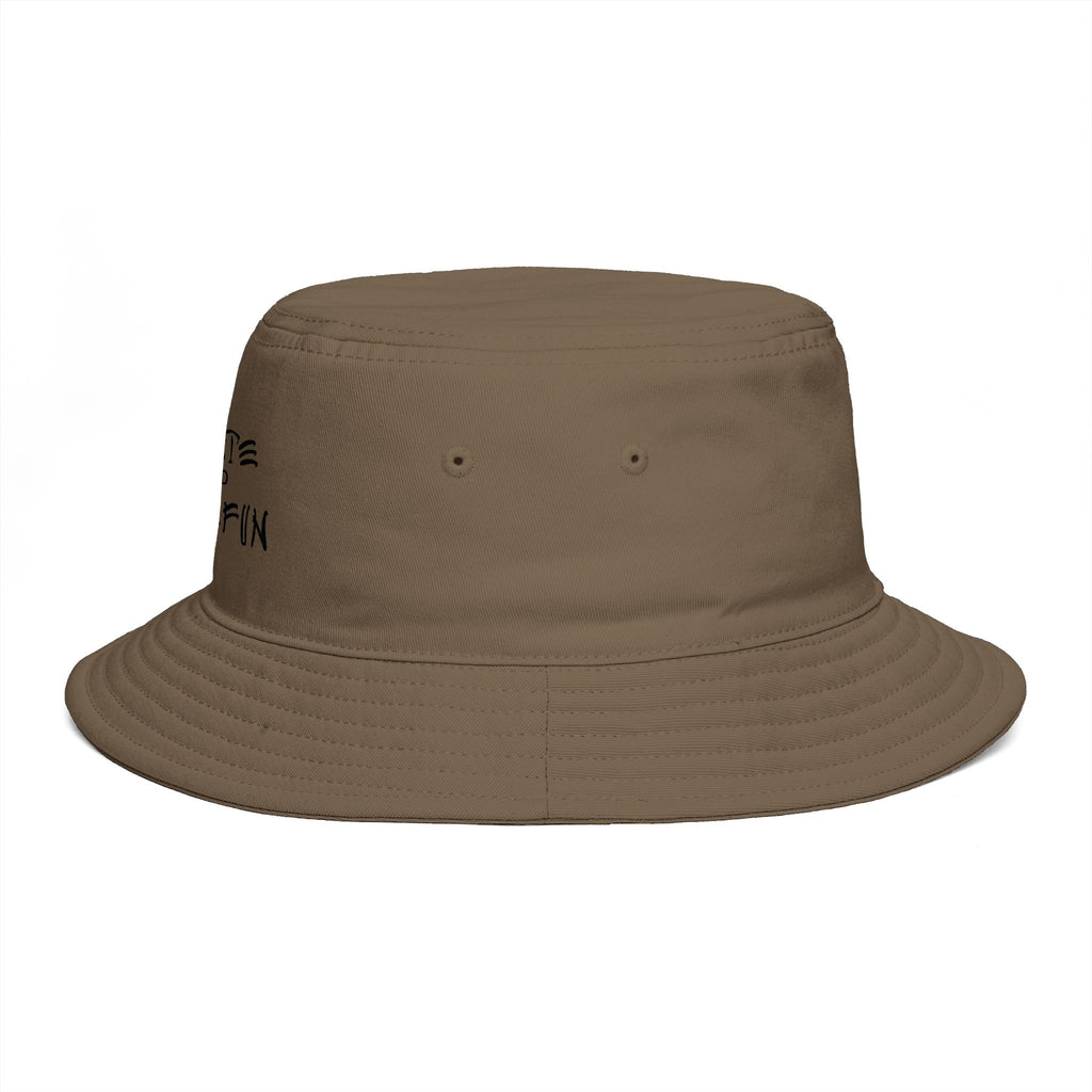 Skate and Have Fun Bucket Hat — Retro Street Skateboarder Cap