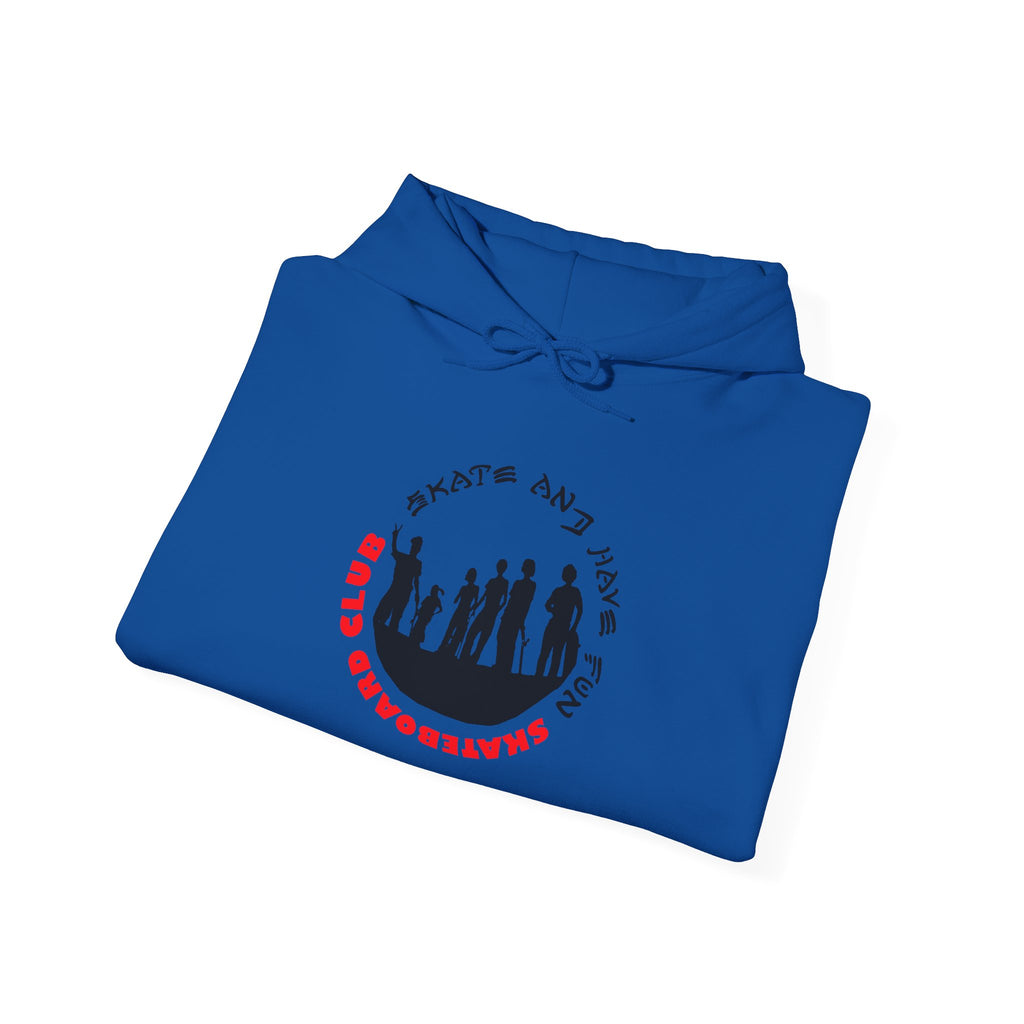 Skate and Talk Club Hoodie — Retro Skate Crew Design