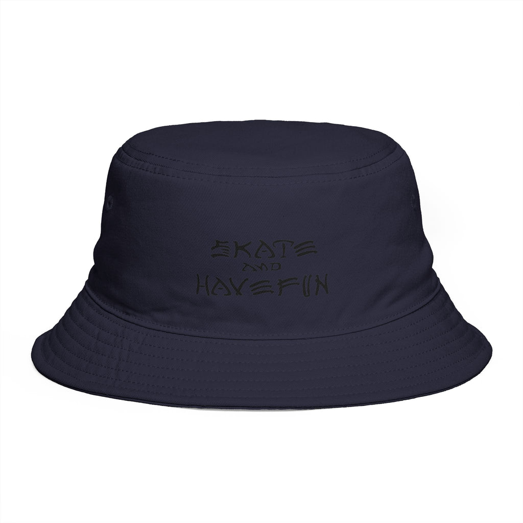 Skate and Have Fun Bucket Hat — Retro Street Skateboarder Cap