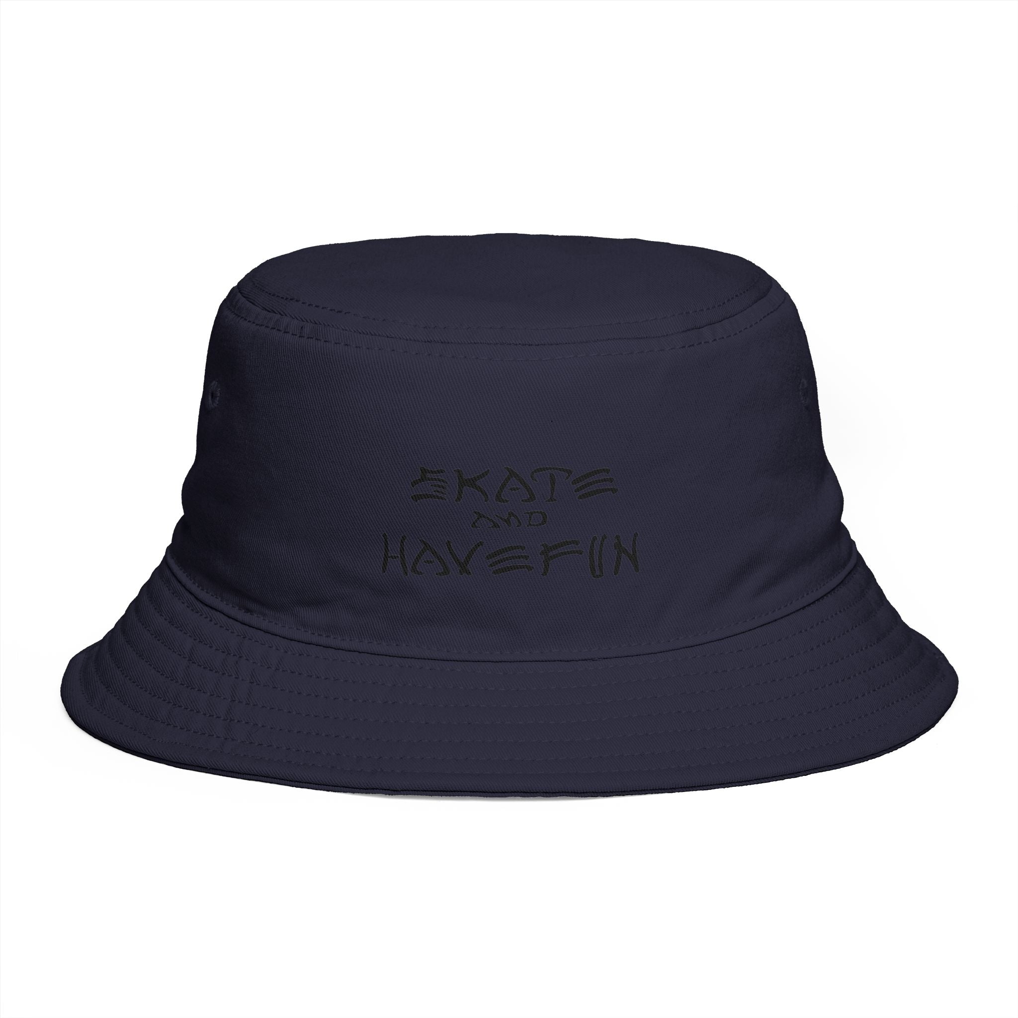 Skate and Have Fun Bucket Hat — Retro Street Skateboarder Cap