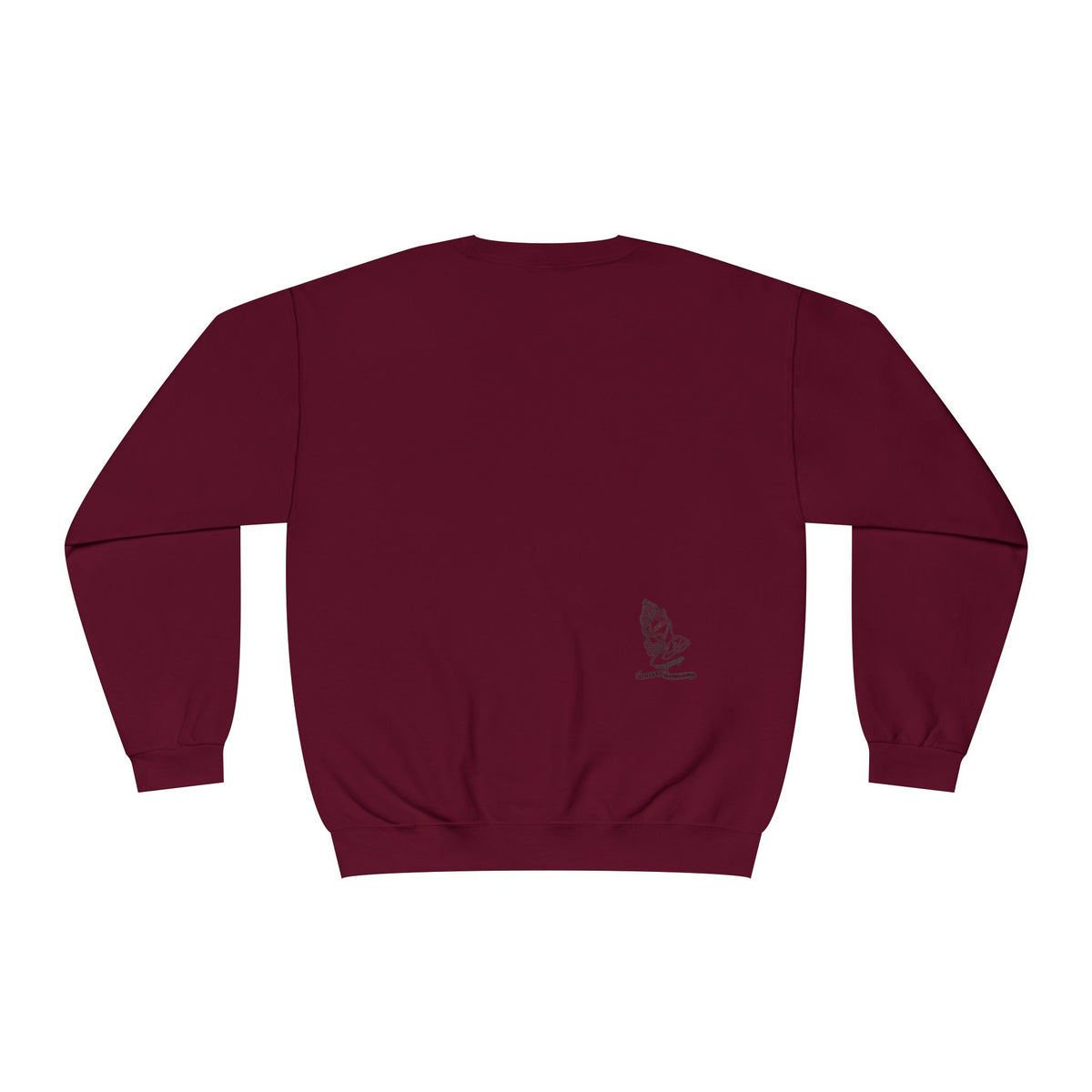 Skateboarding Photo Crewneck Sweatshirt — Urban Skateboarder Graphic