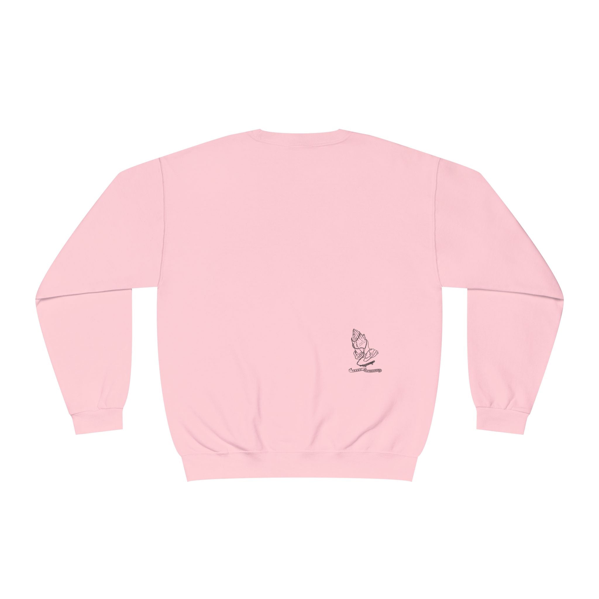 Skateboarding Photo Crewneck Sweatshirt — Urban Skateboarder Graphic