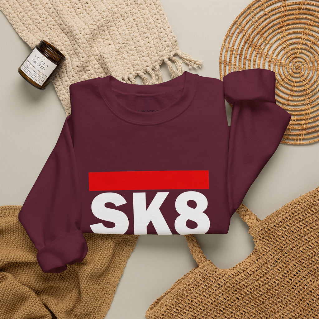 SK8 FUN Crewneck Sweatshirt — Skateboard Graphic Pullover