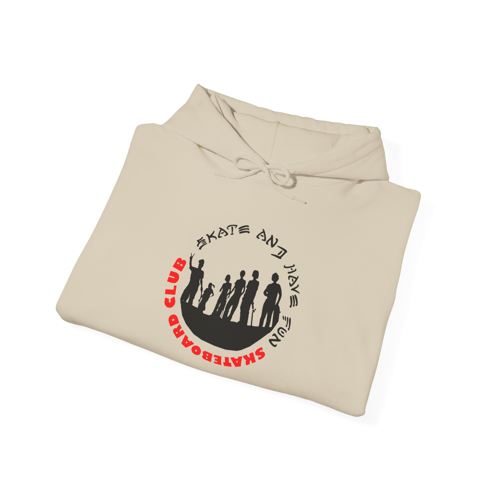 Skate and Talk Club Hoodie — Retro Skate Crew Design