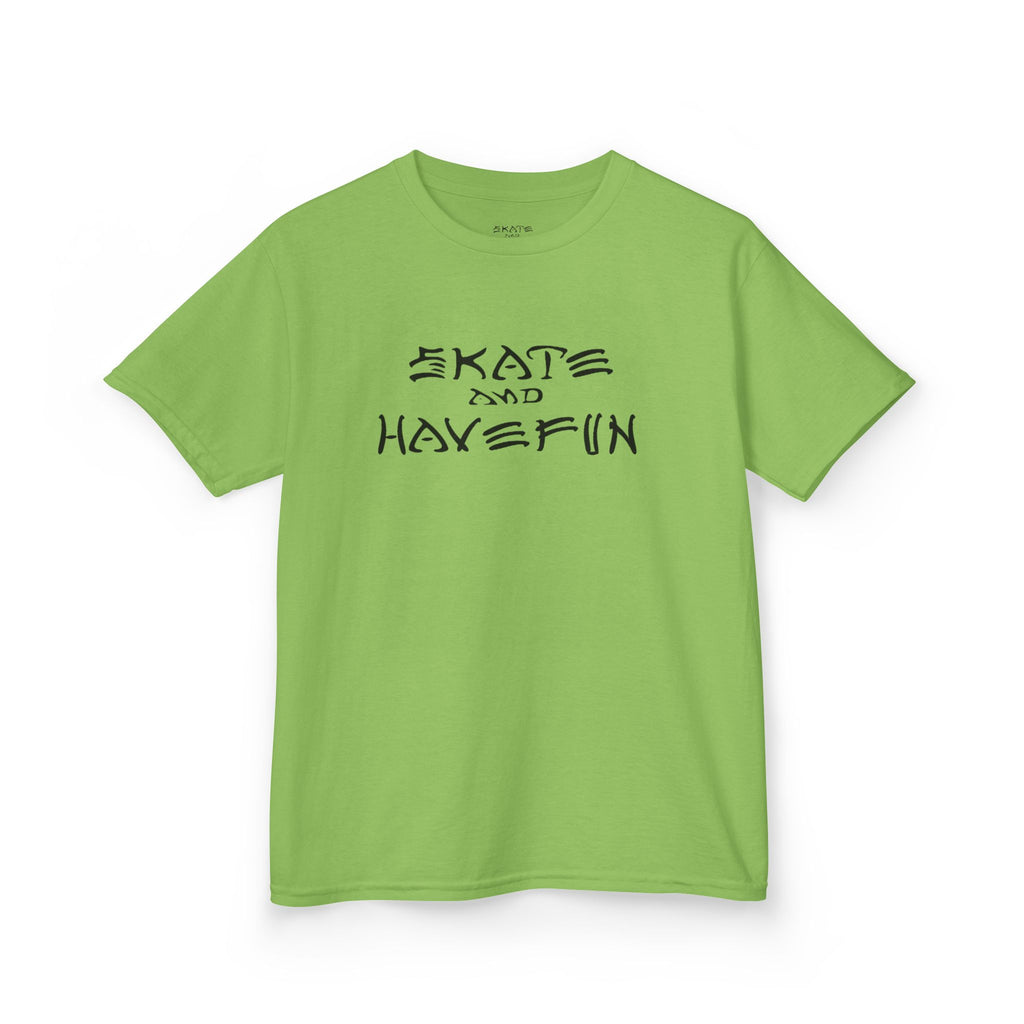 Kids Skate and Have Fun Tee — Youth Skateboard Graphic T‑Shirt