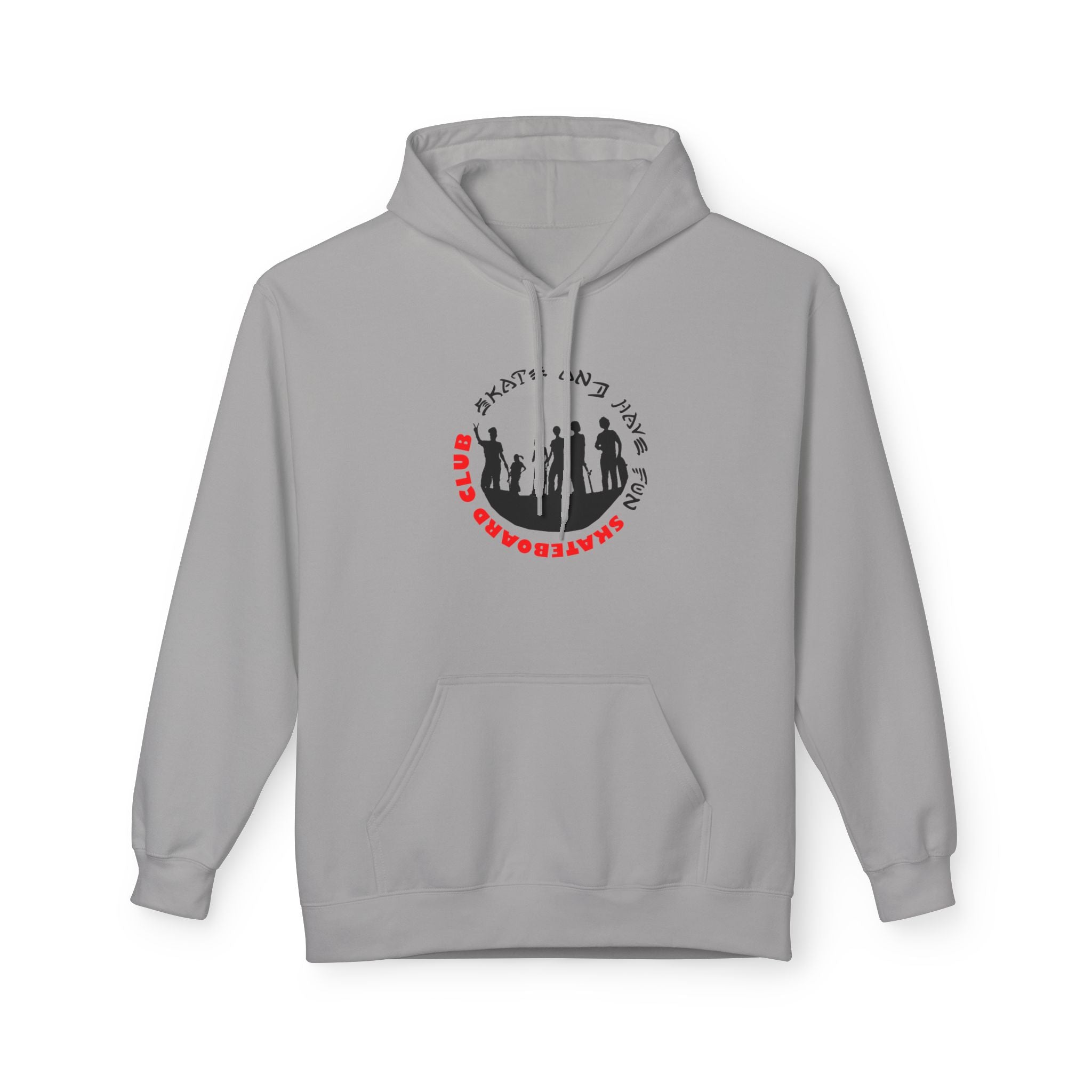 Silhouette Crew Hoodie — "Haversborne Club" Graphic Pullover