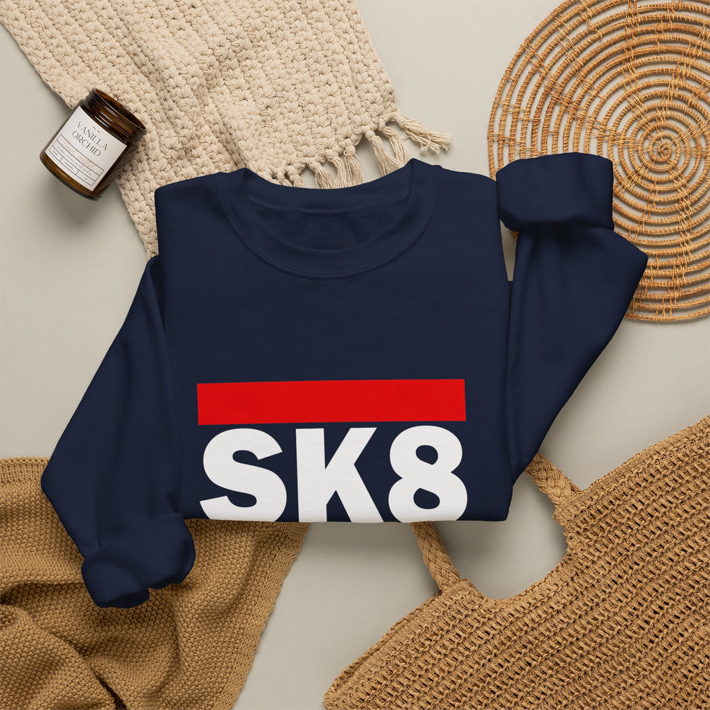 SK8 FUN Crewneck Sweatshirt — Skateboard Graphic Pullover