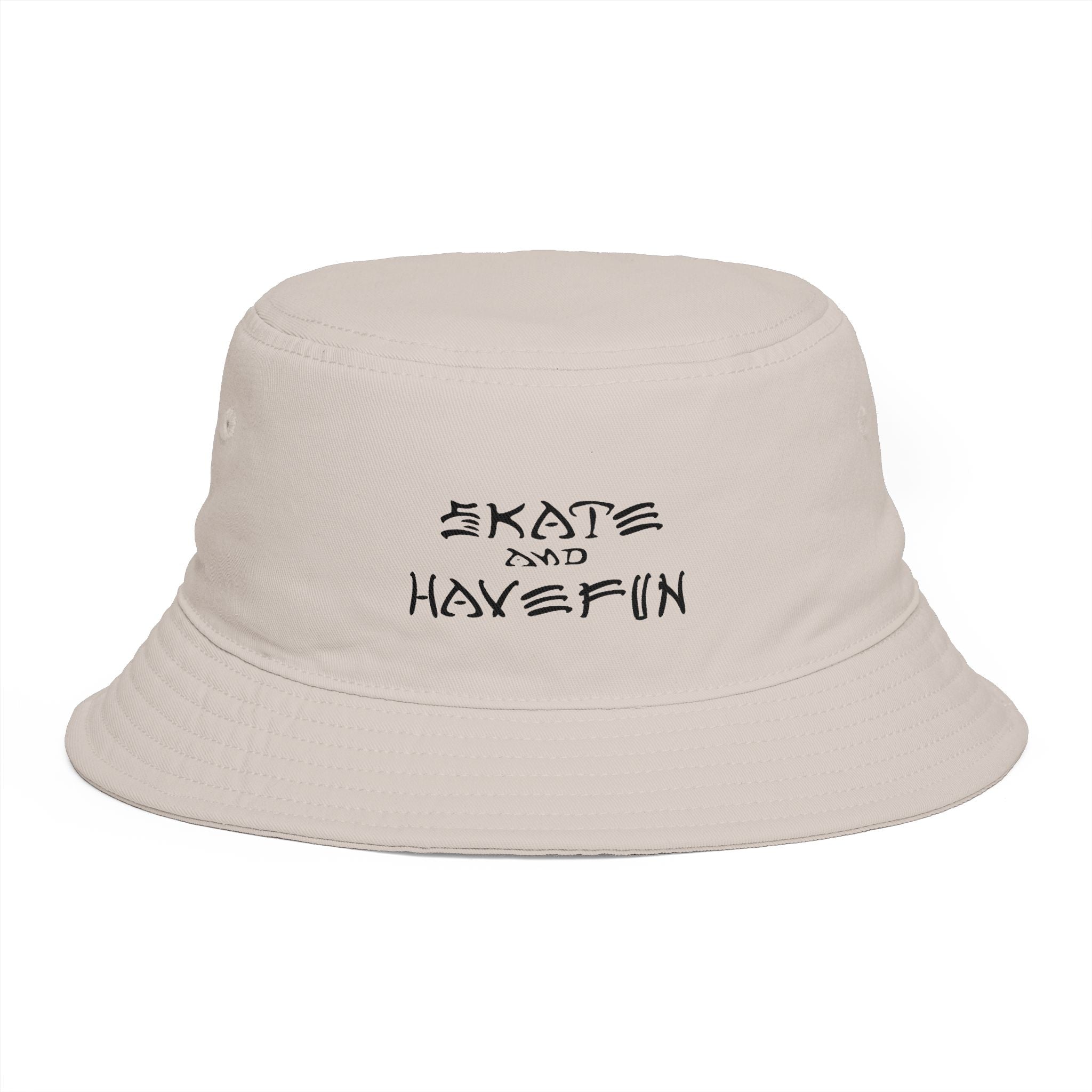 Skate and Have Fun Bucket Hat — Retro Street Skateboarder Cap