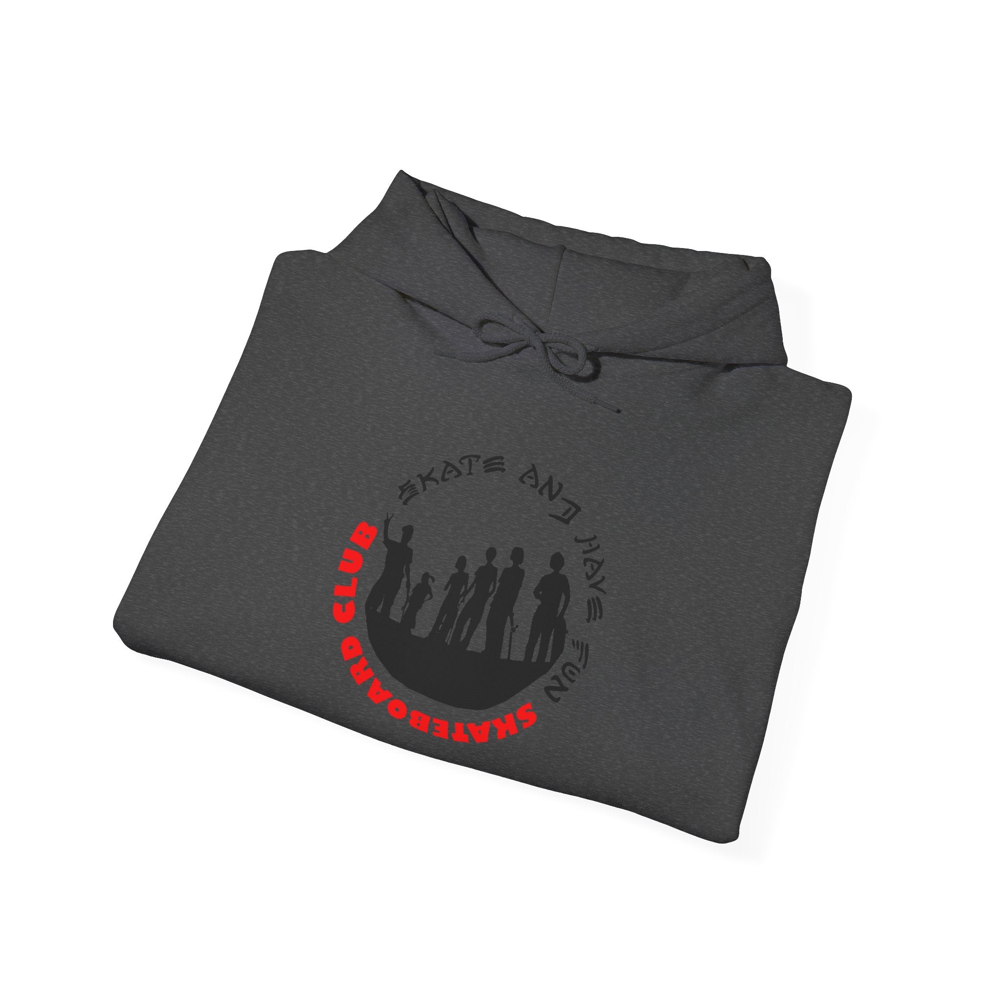 Skate and Talk Club Hoodie — Retro Skate Crew Design