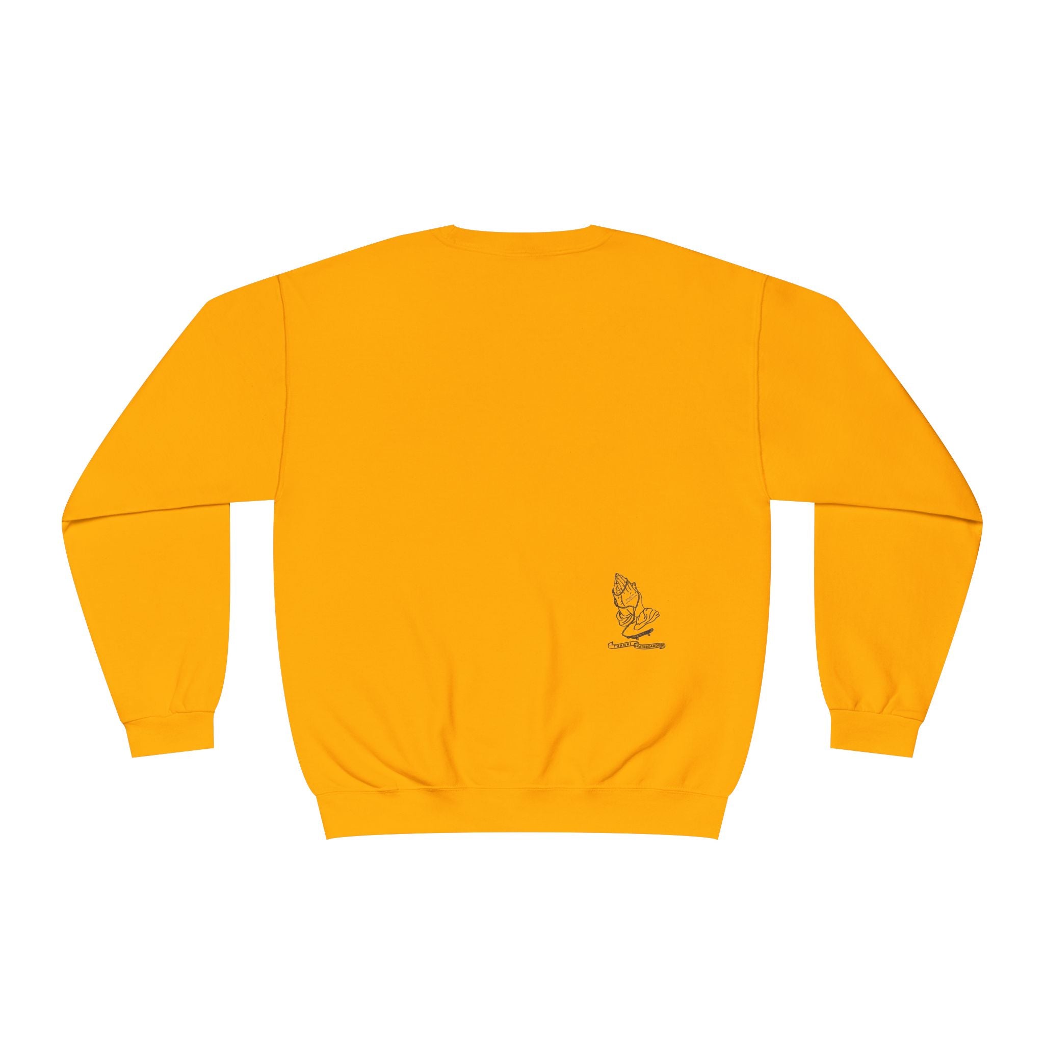 Skateboarding Photo Crewneck Sweatshirt — Urban Skateboarder Graphic