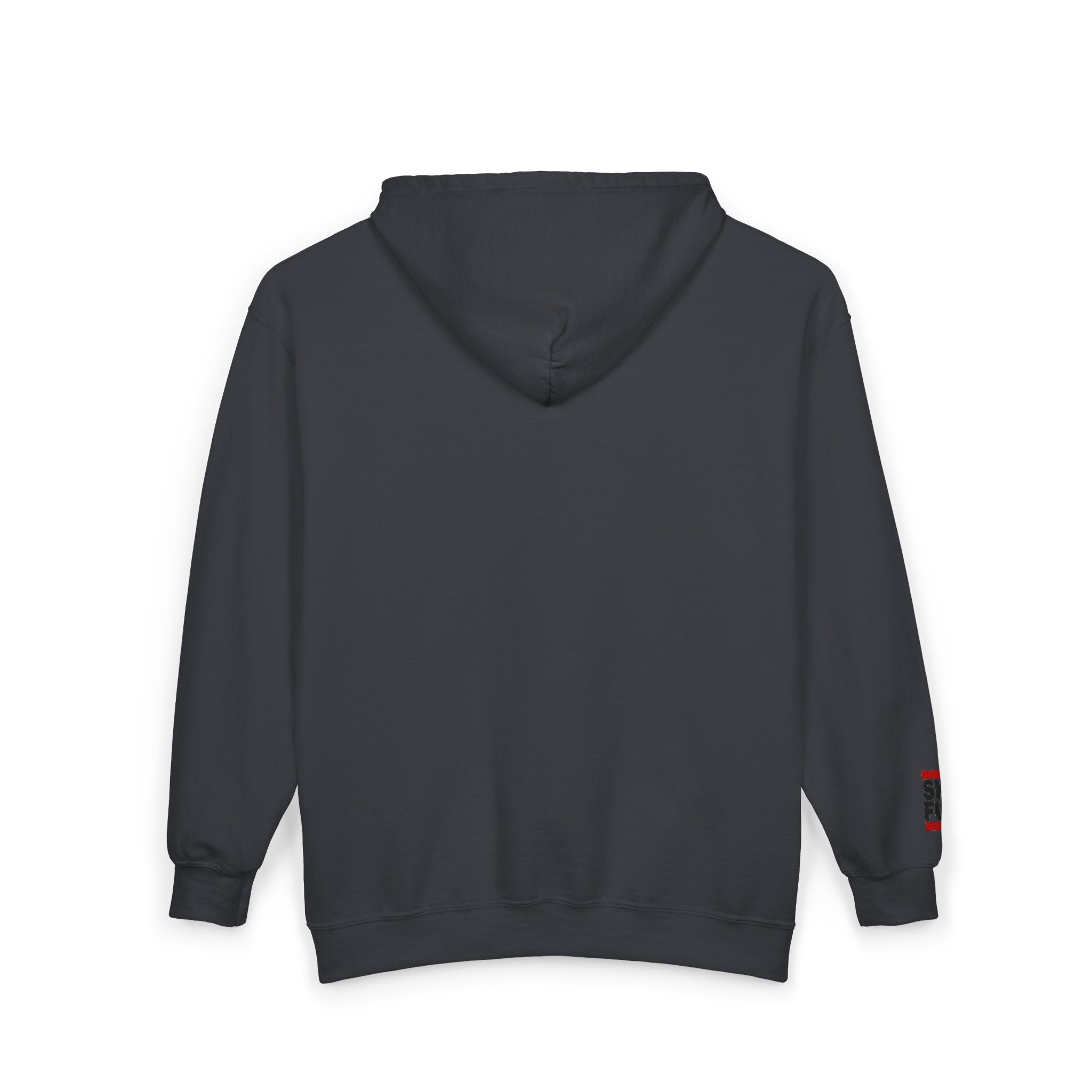 Skate Napkin Zip Hoodie — Minimal Skateboard Graphic Full-Zip Sweatshirt