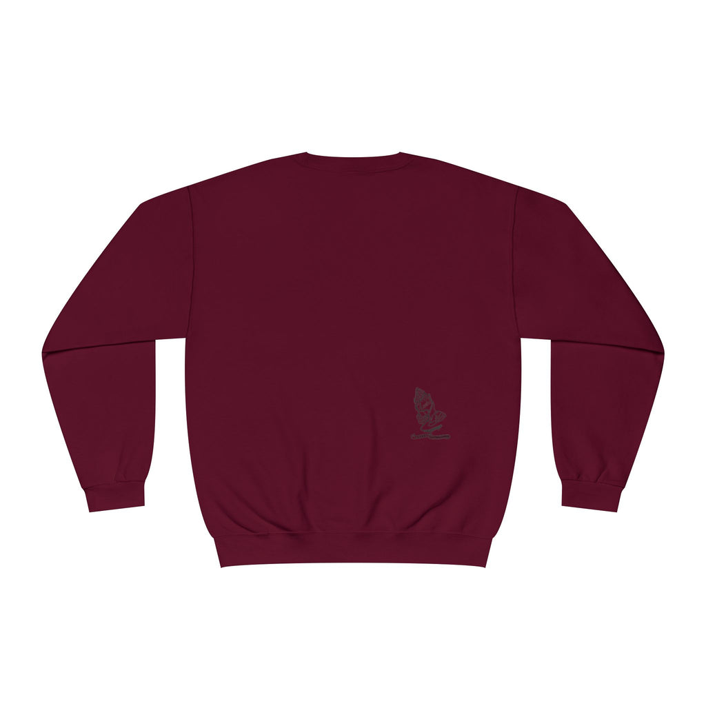 Skateboarding Photo Crewneck Sweatshirt — Urban Skateboarder Graphic