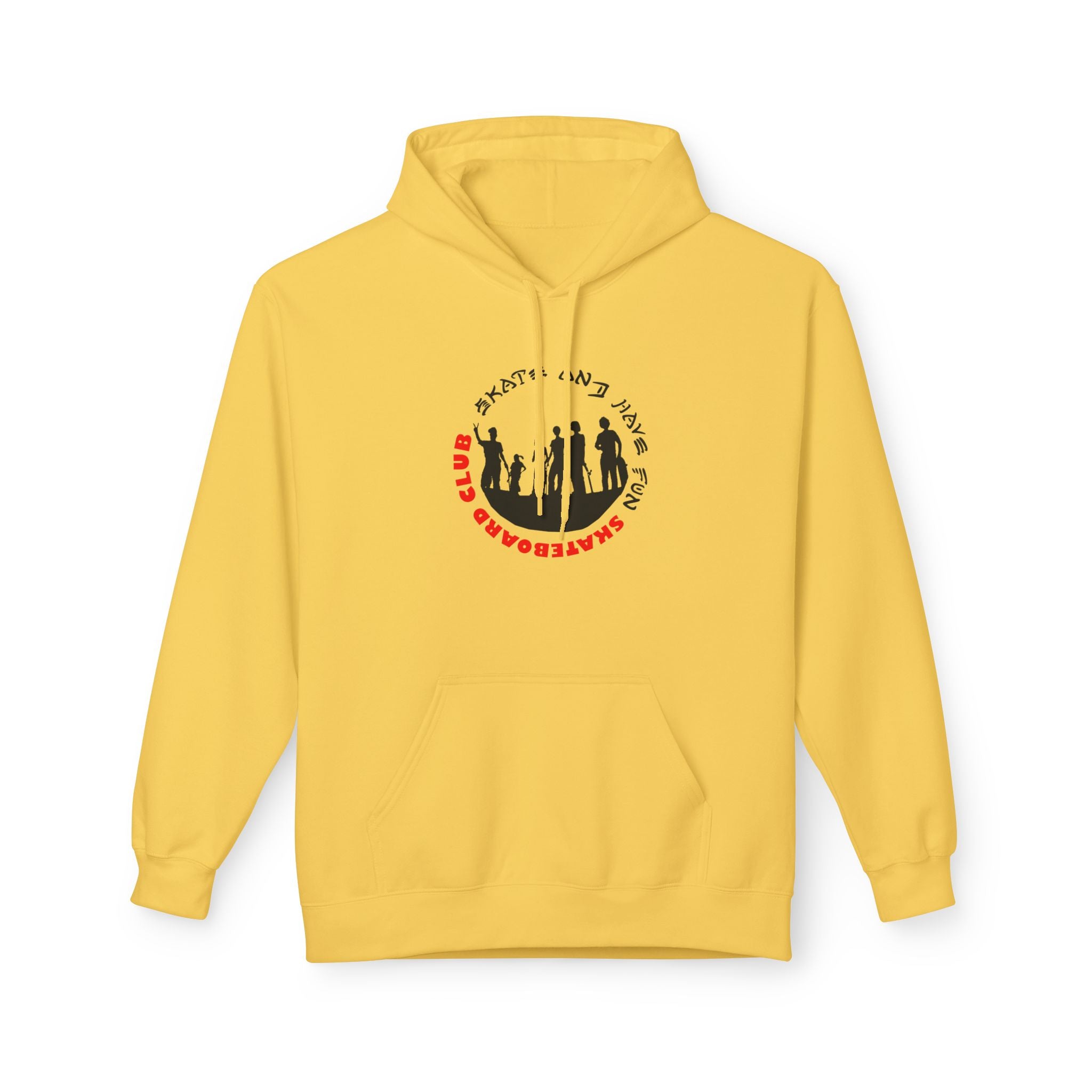 Silhouette Crew Hoodie — "Haversborne Club" Graphic Pullover