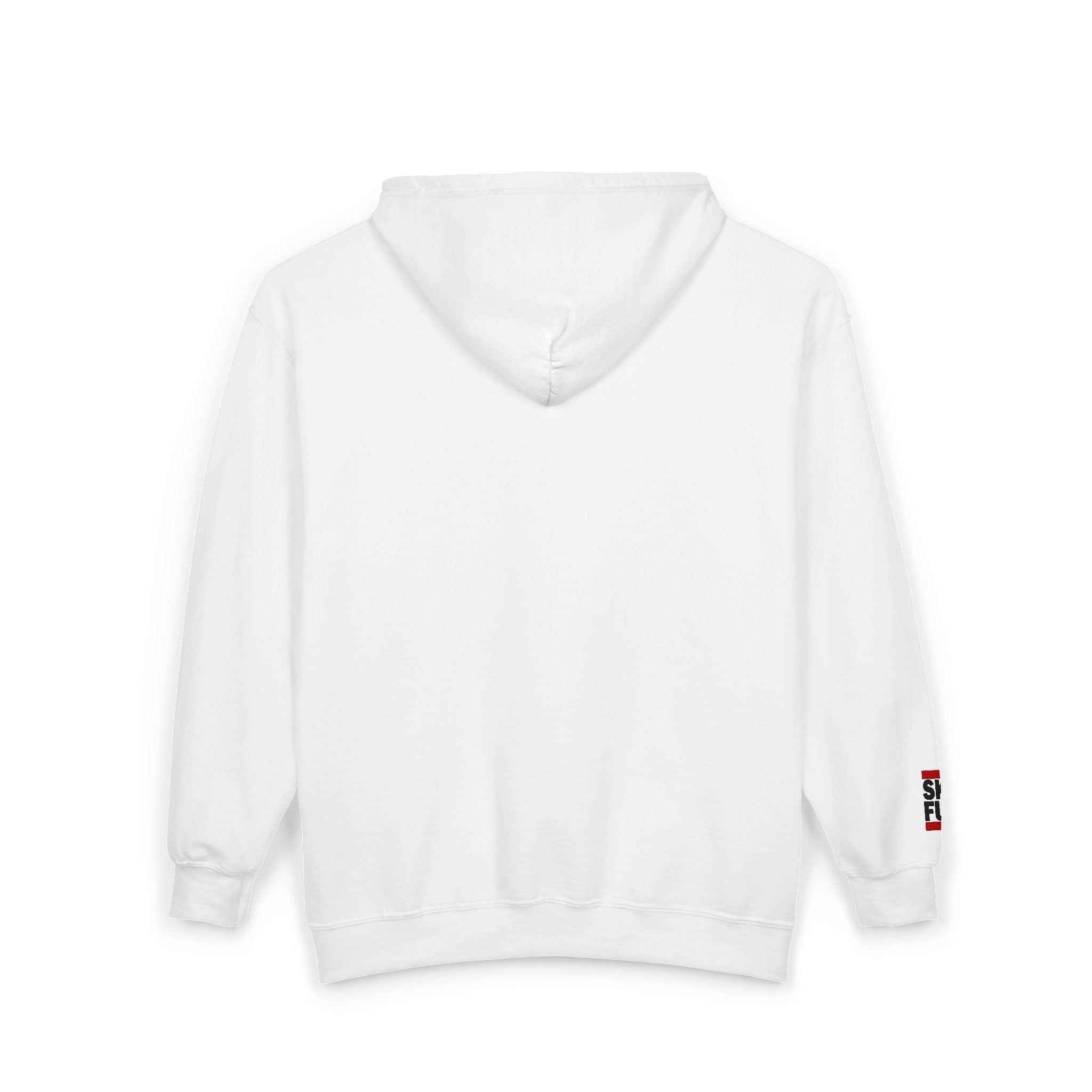 Skate Napkin Zip Hoodie — Minimal Skateboard Graphic Full-Zip Sweatshirt