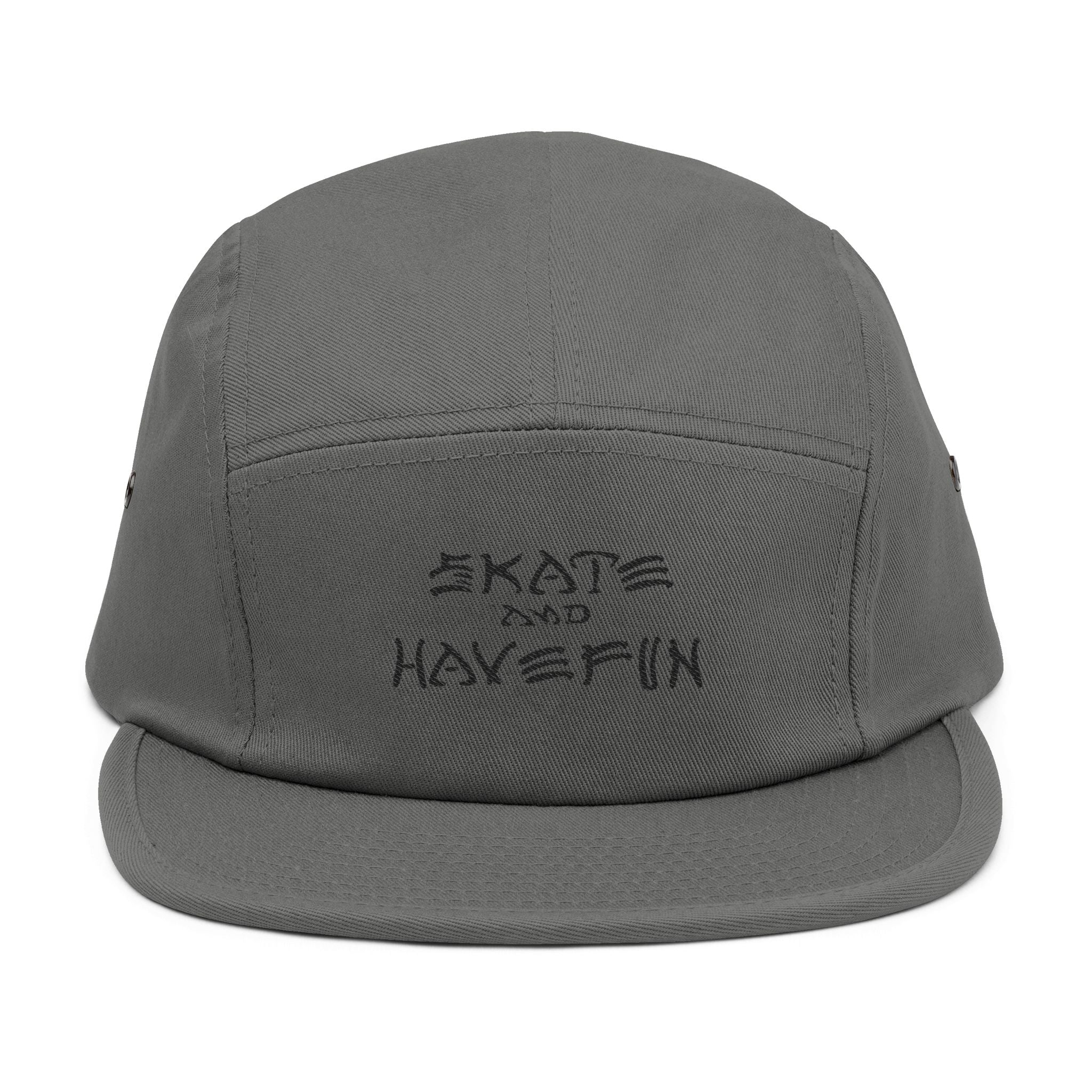 Skate and Have Fun Embroidered 5-Panel Cap