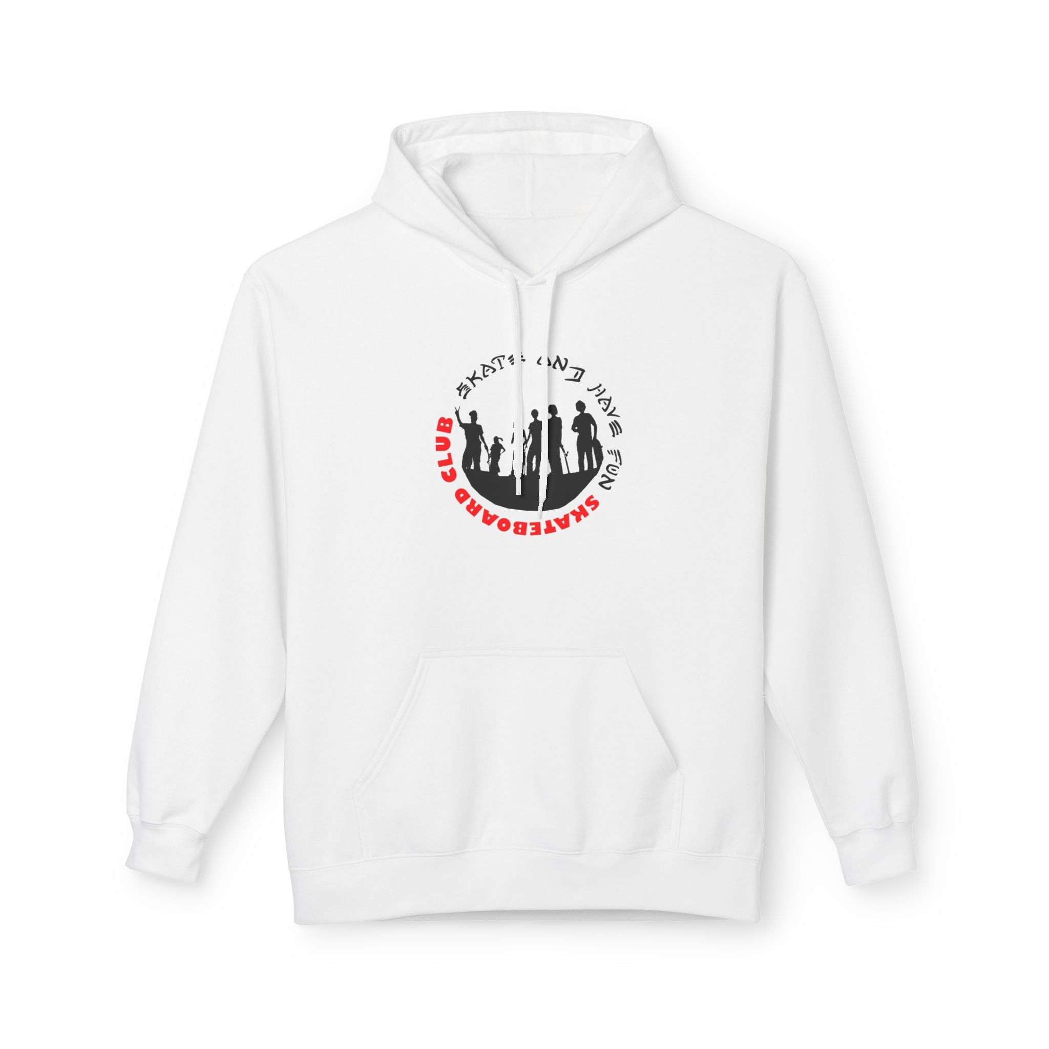 Silhouette Crew Hoodie — "Haversborne Club" Graphic Pullover