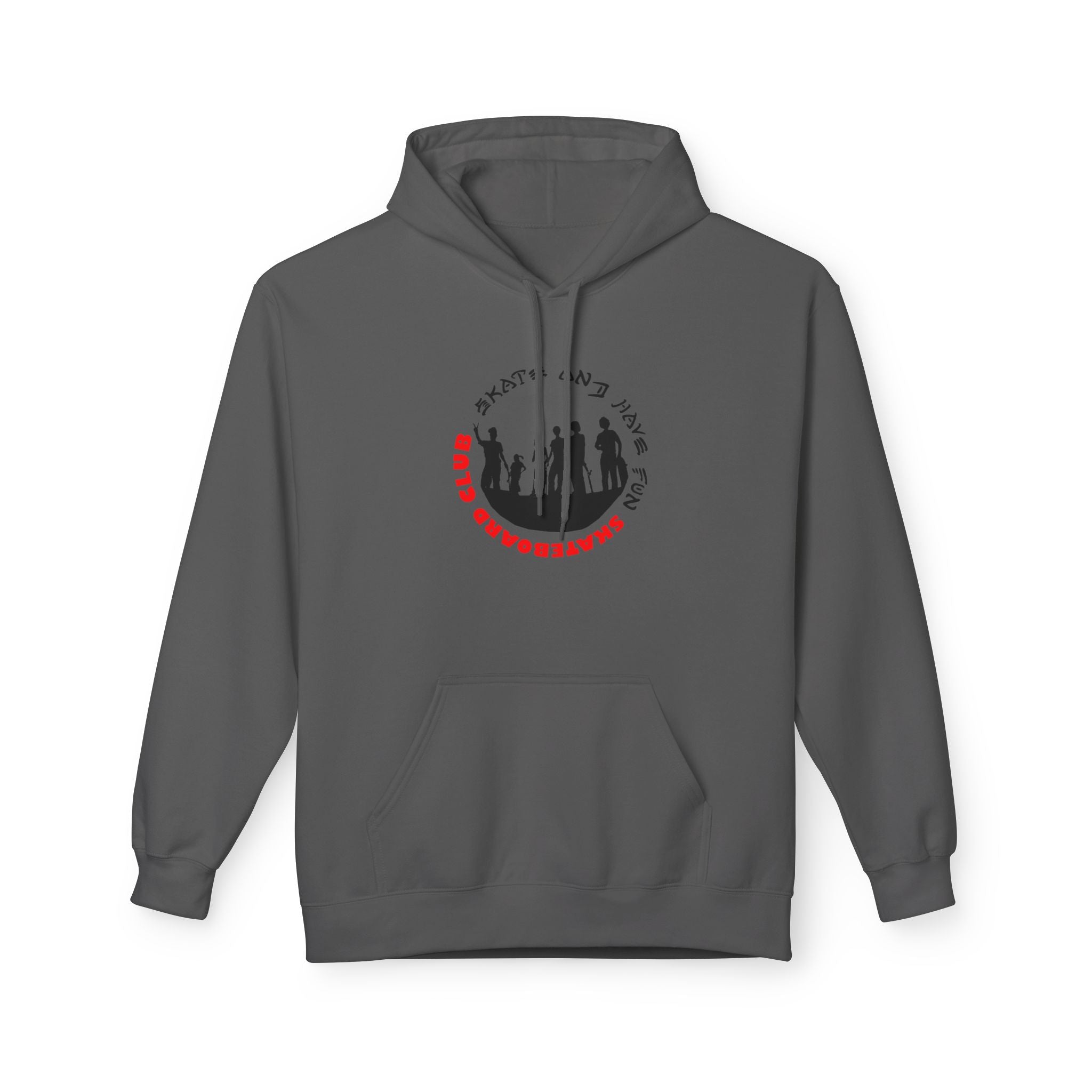 Silhouette Crew Hoodie — "Haversborne Club" Graphic Pullover