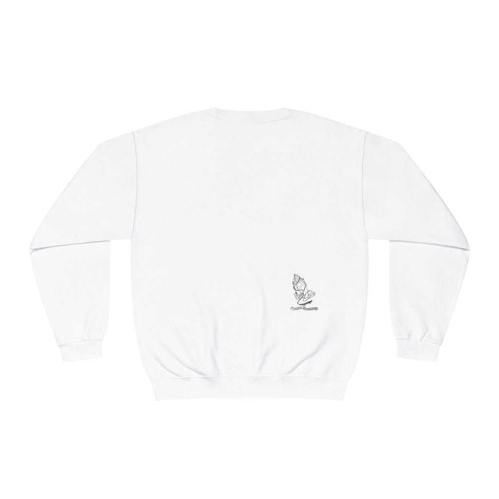 Skateboarding Photo Crewneck Sweatshirt — Urban Skateboarder Graphic
