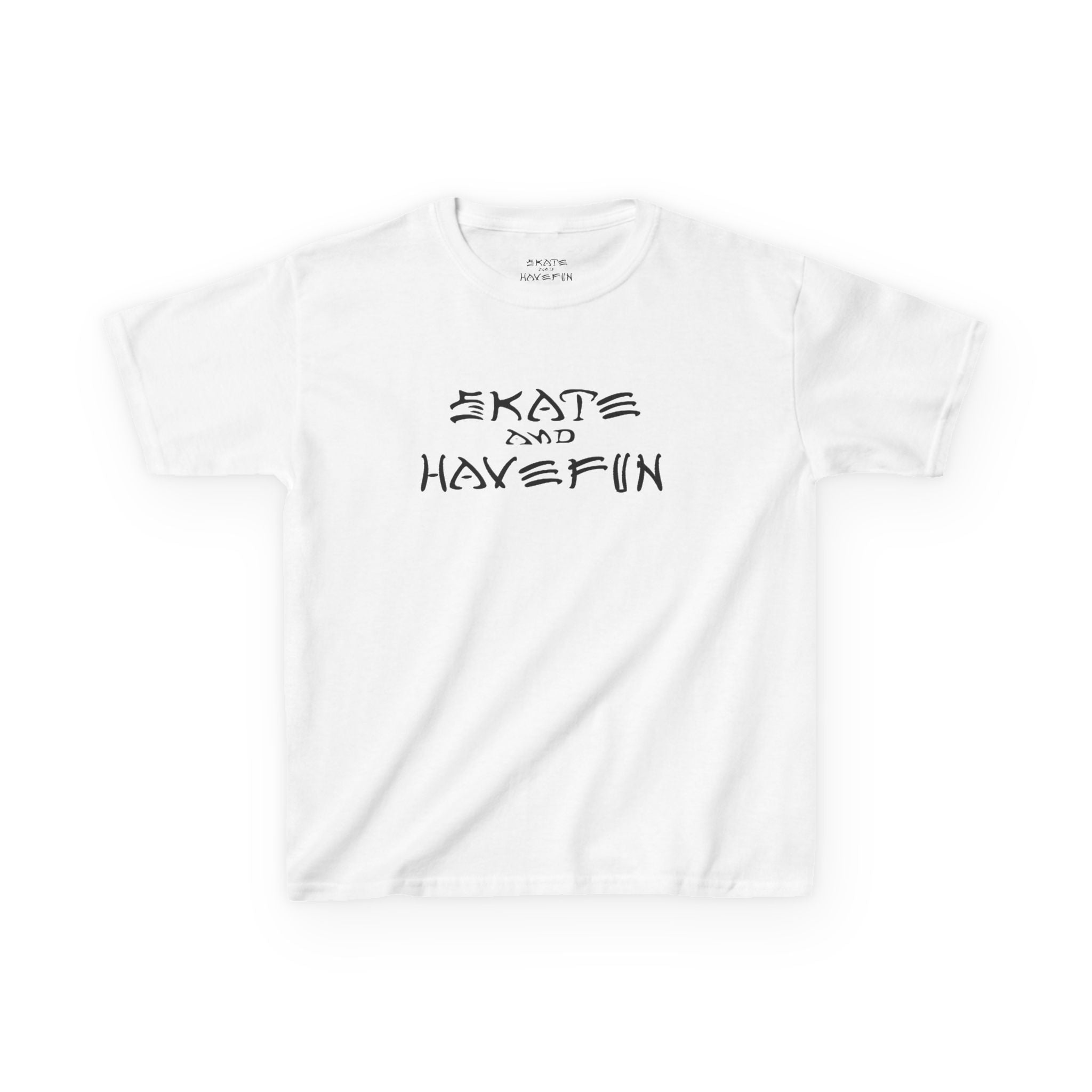 Kids Skate and Have Fun Tee — Youth Skateboard Graphic T‑Shirt