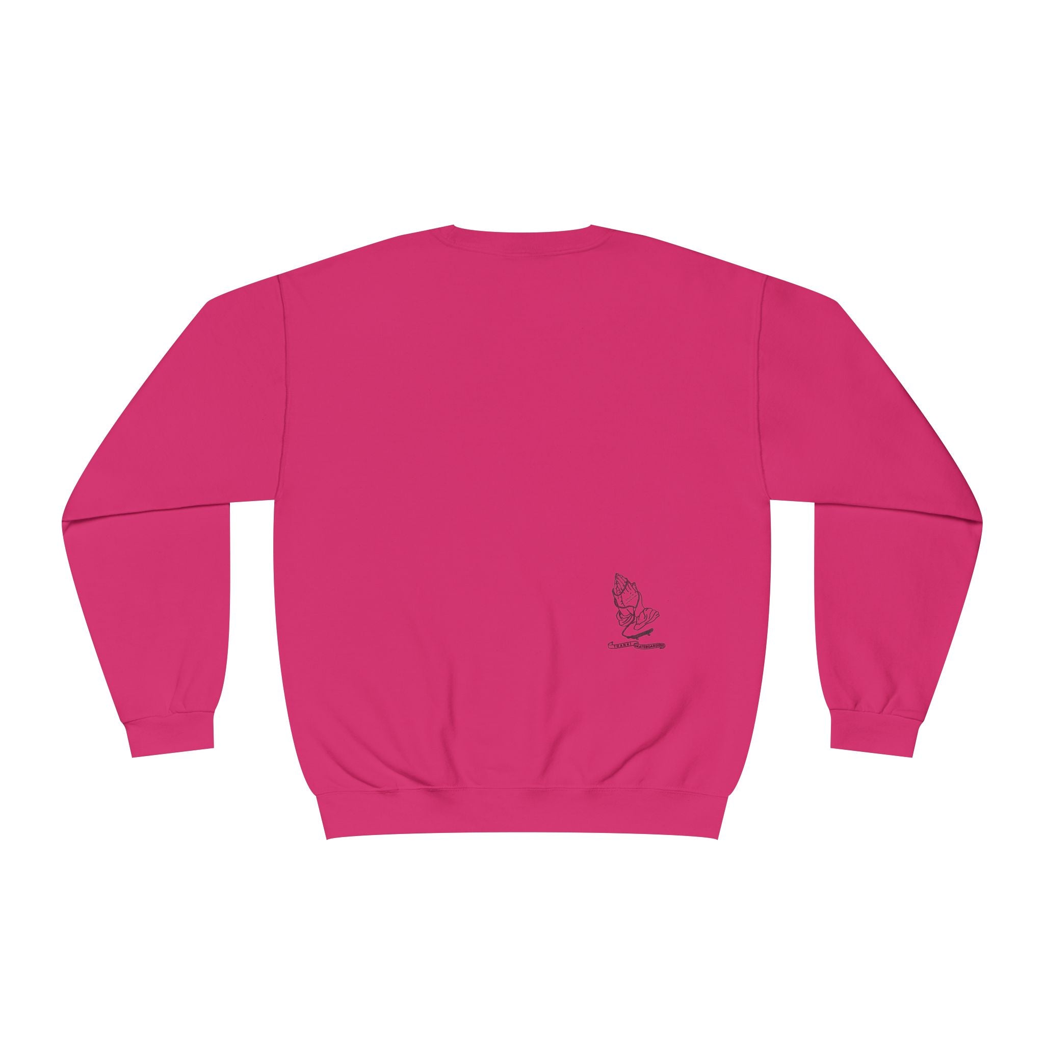 Skateboarding Photo Crewneck Sweatshirt — Urban Skateboarder Graphic