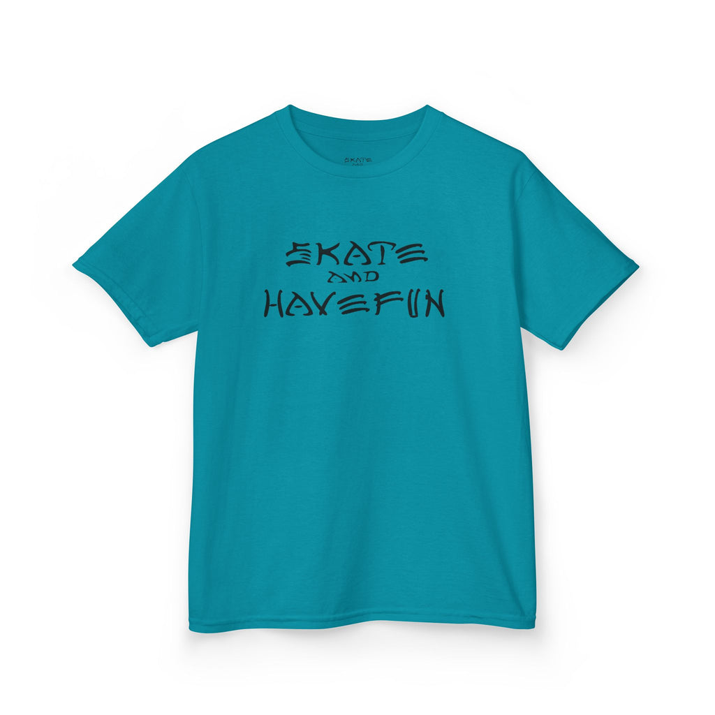 Kids Skate and Have Fun Tee — Youth Skateboard Graphic T‑Shirt