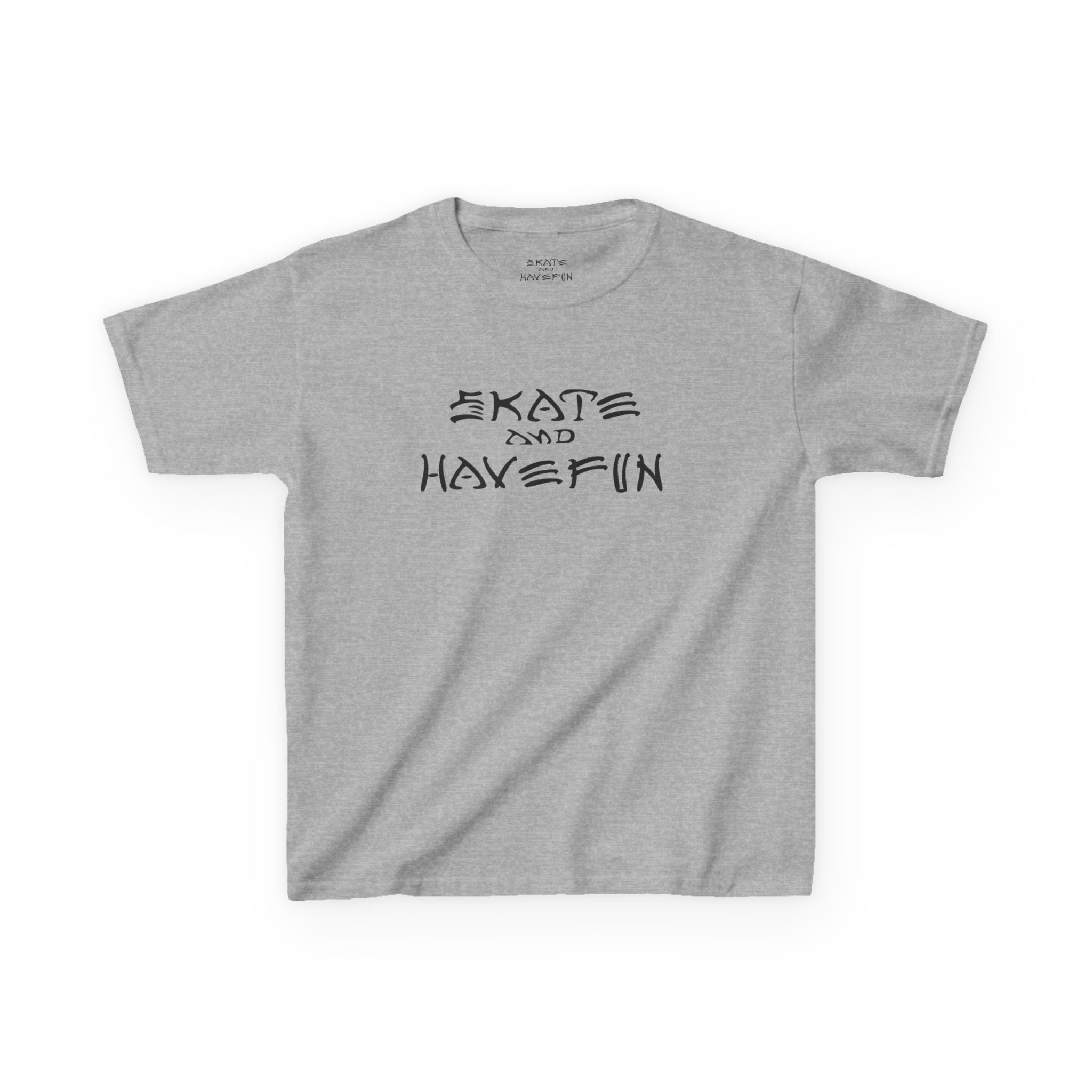 Kids Skate and Have Fun Tee — Youth Skateboard Graphic T‑Shirt