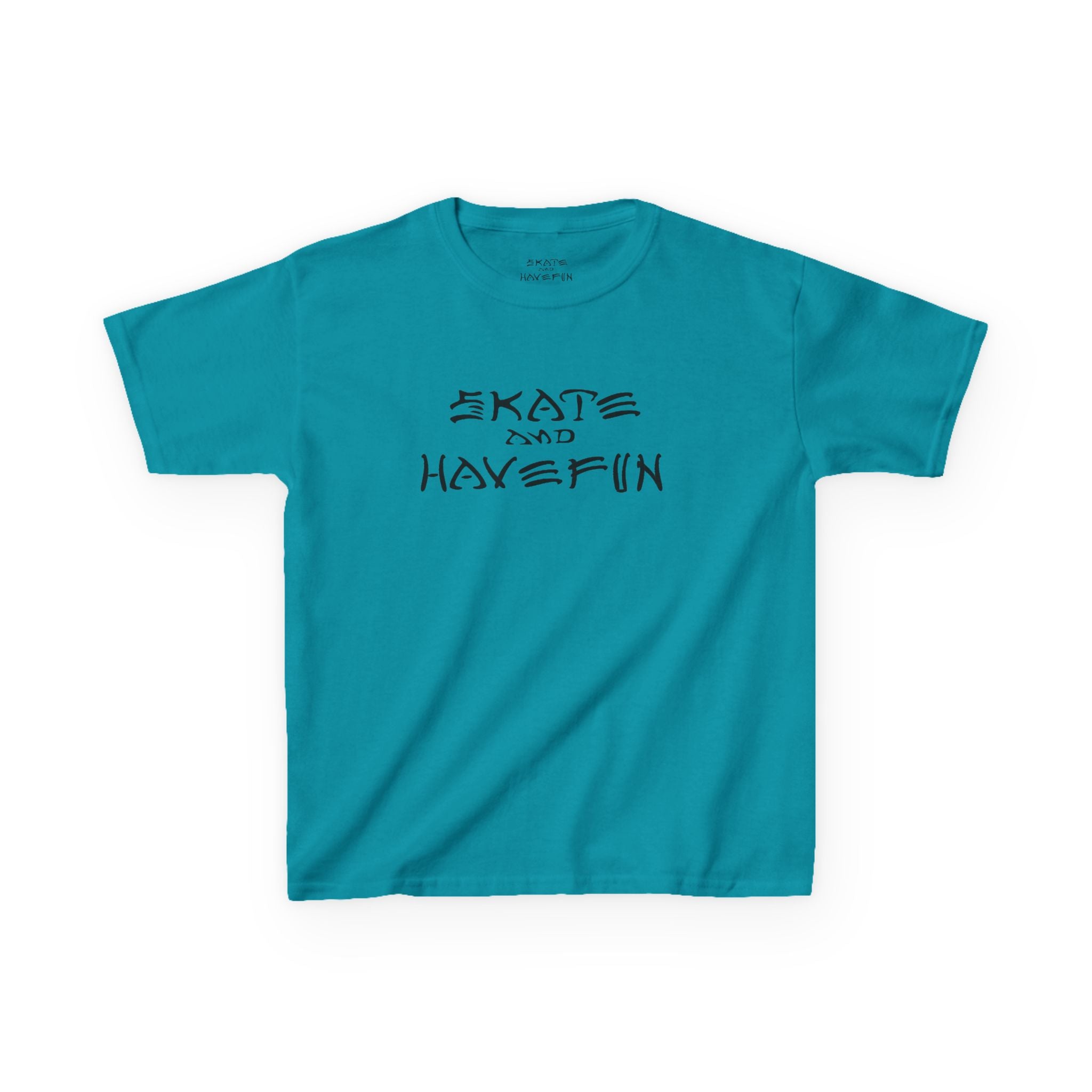Kids Skate and Have Fun Tee — Youth Skateboard Graphic T‑Shirt