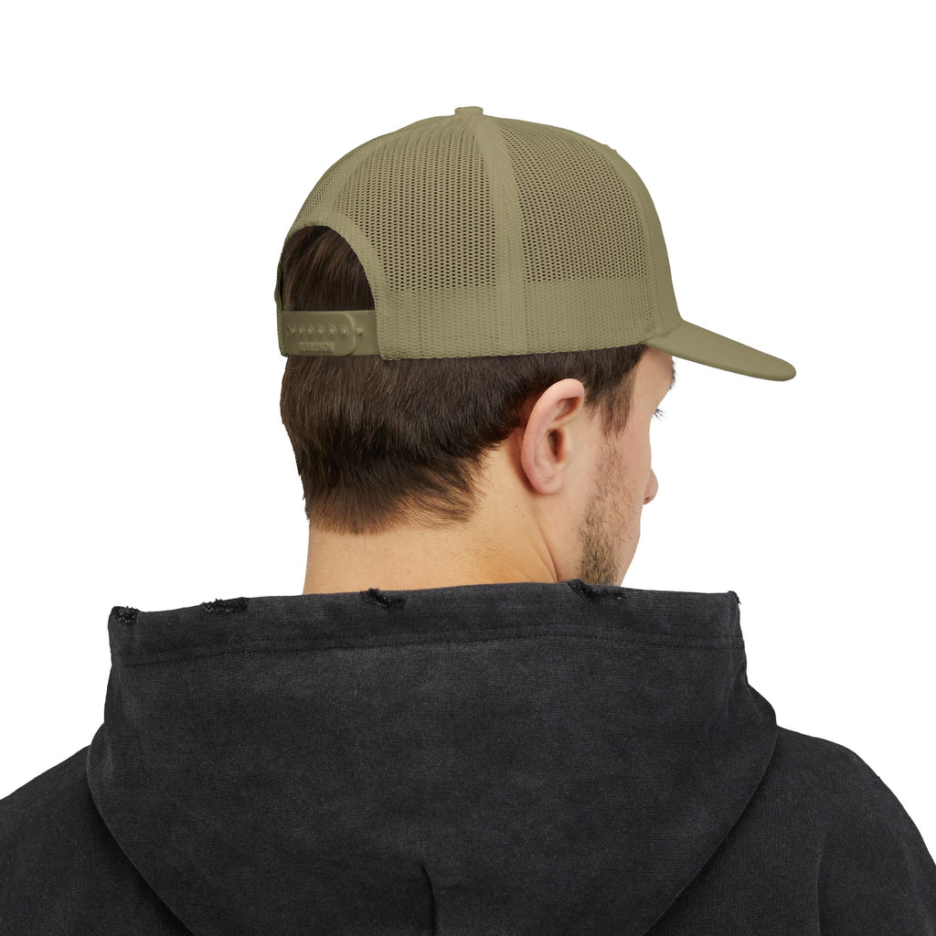 Trucker Cap — Happy Fall Y'all Pumpkin Patch Silhouette Snapback