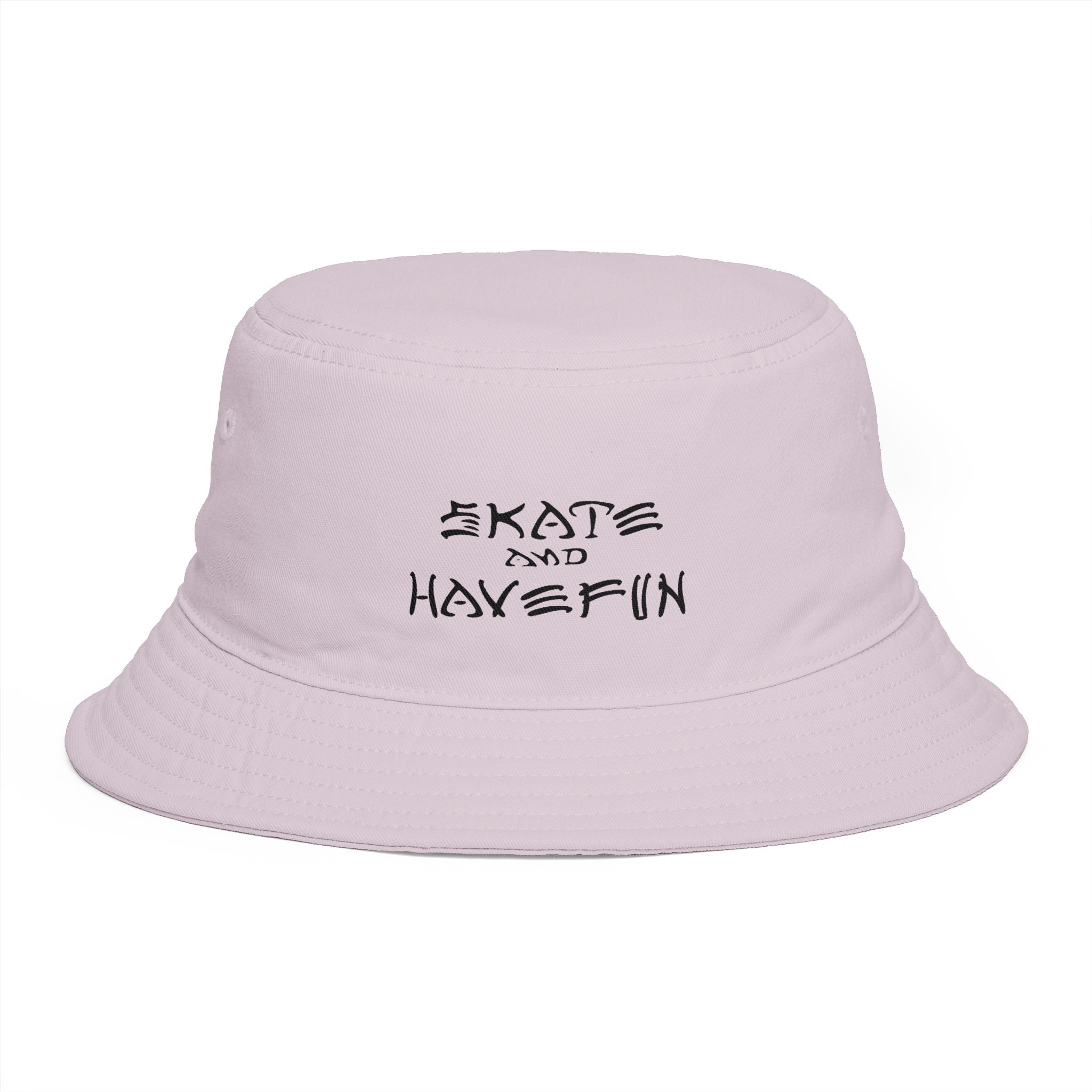 Skate and Have Fun Bucket Hat — Retro Street Skateboarder Cap