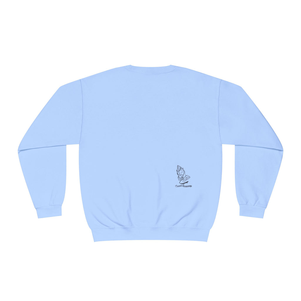 Skateboarding Photo Crewneck Sweatshirt — Urban Skateboarder Graphic