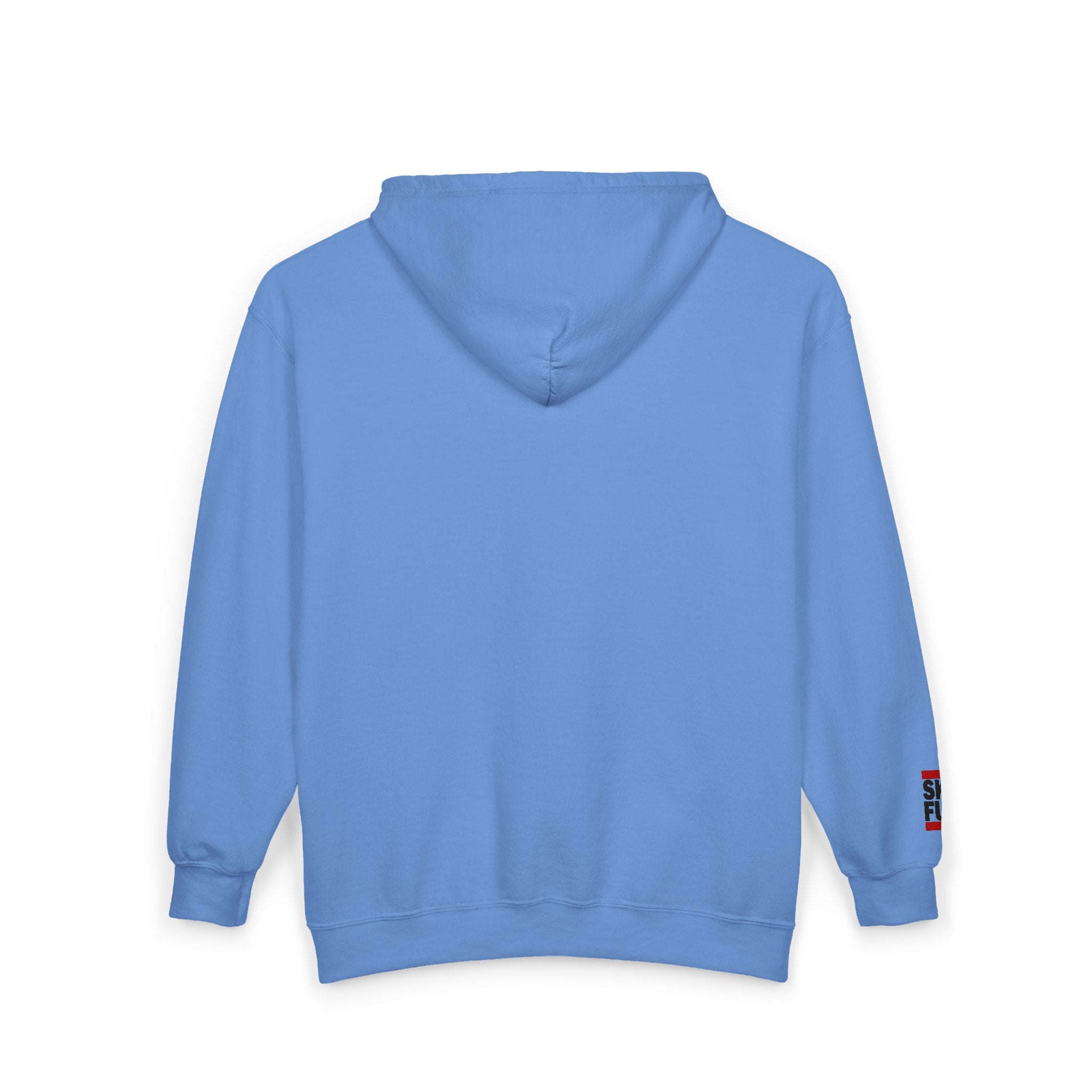 Skate Napkin Zip Hoodie — Minimal Skateboard Graphic Full-Zip Sweatshirt