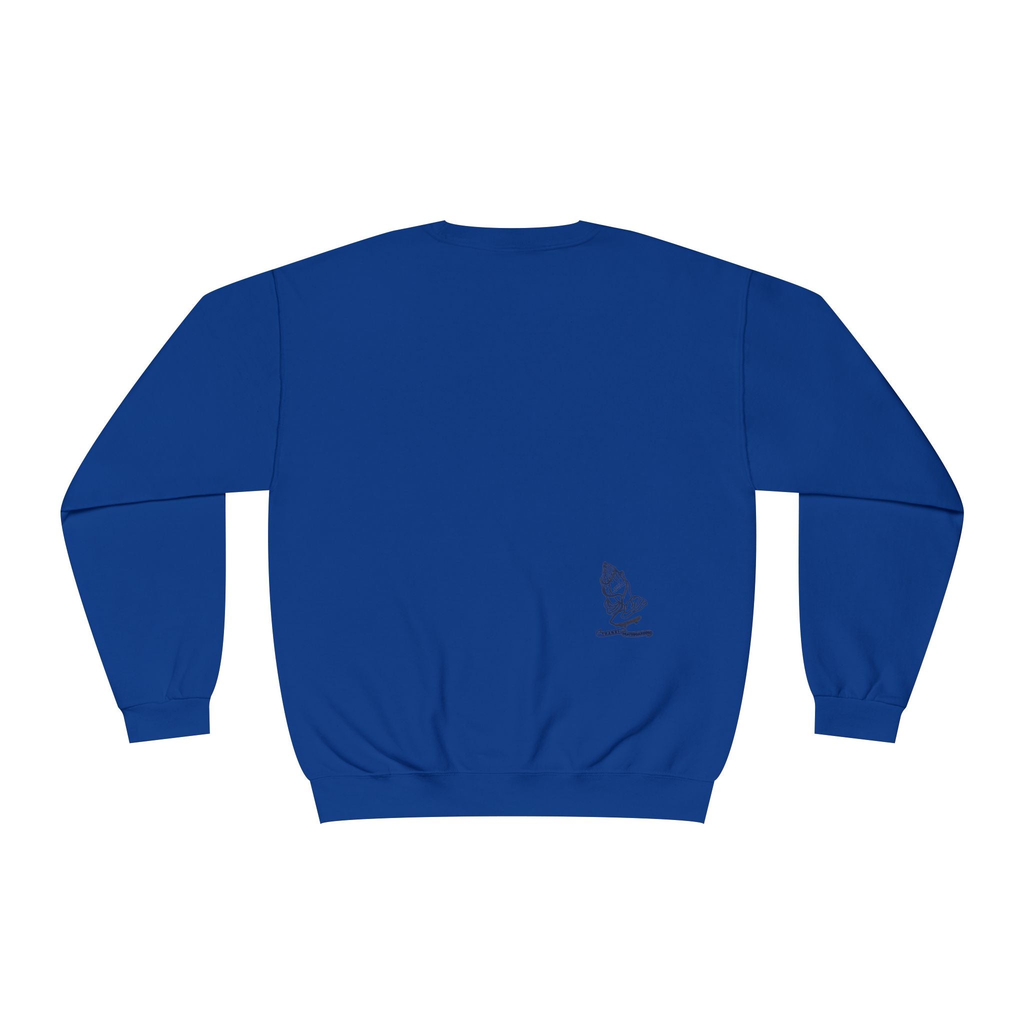 Skateboarding Photo Crewneck Sweatshirt — Urban Skateboarder Graphic