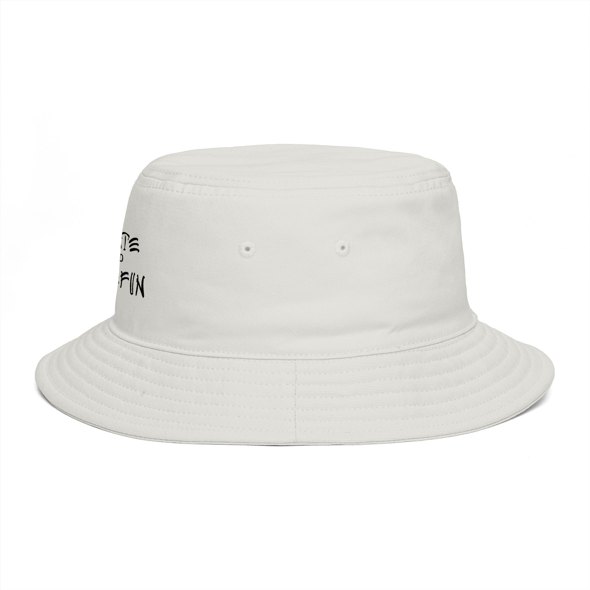 Skate and Have Fun Bucket Hat — Retro Street Skateboarder Cap