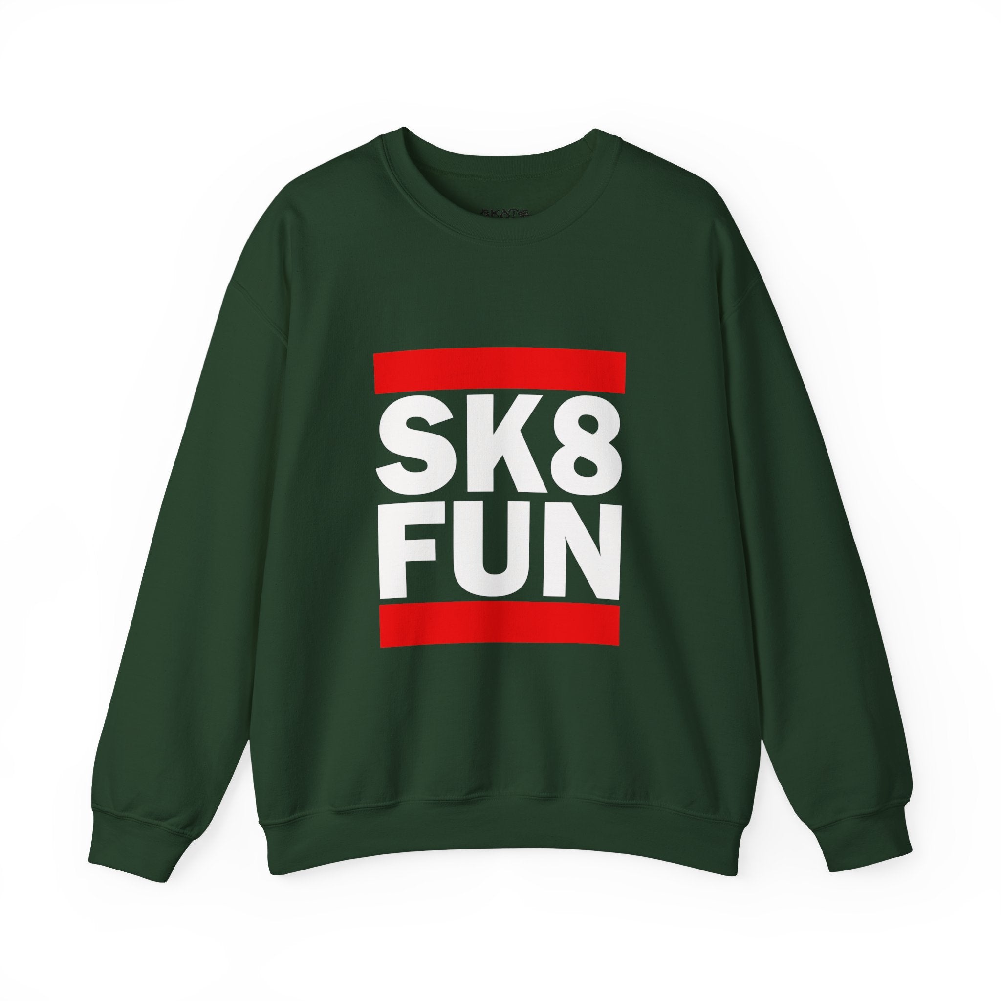 SK8 FUN Crewneck Sweatshirt — Skateboard Graphic Pullover